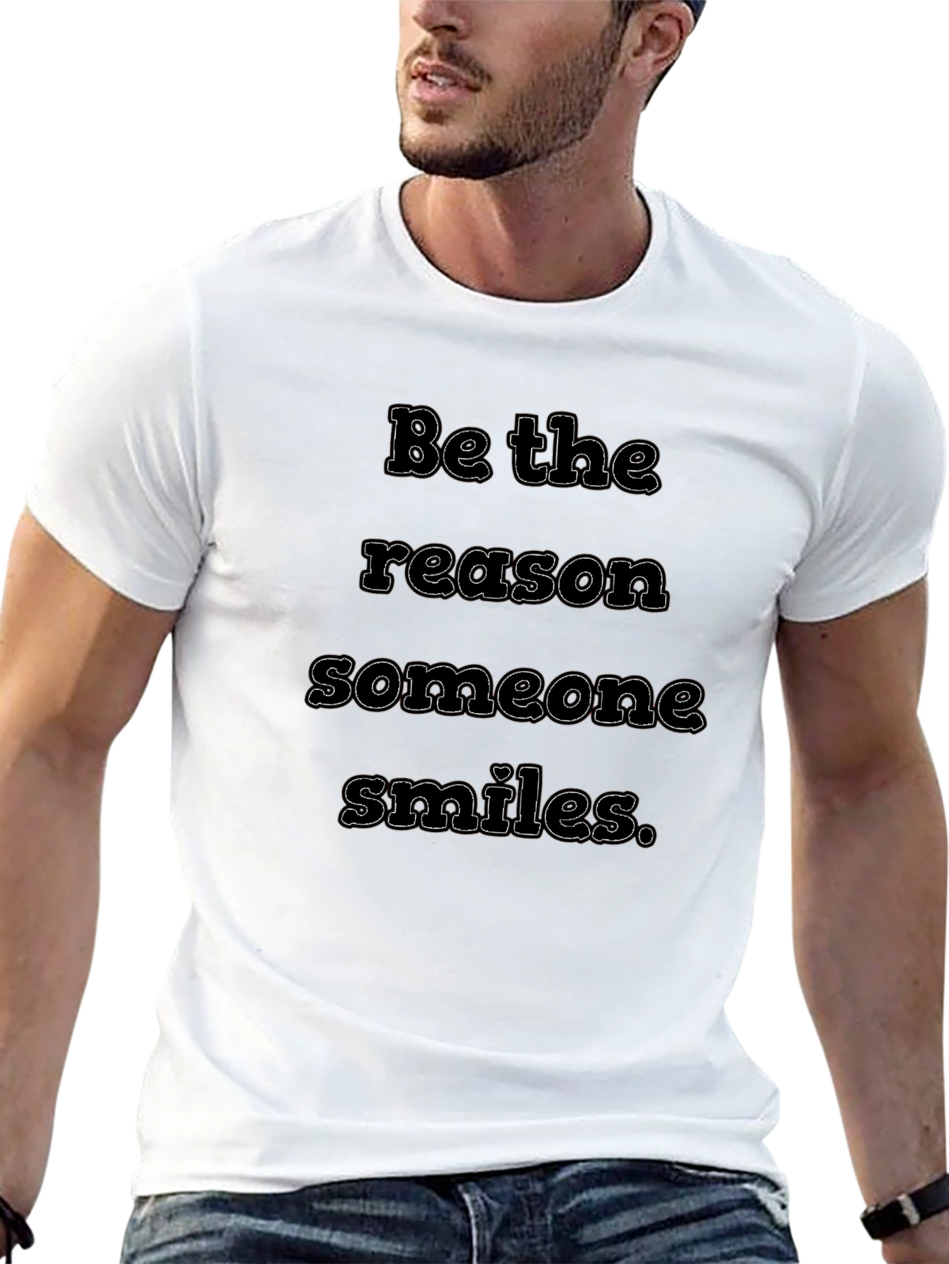 Inspirational Quote T-Shirt - Be The Reason Someone Smiles