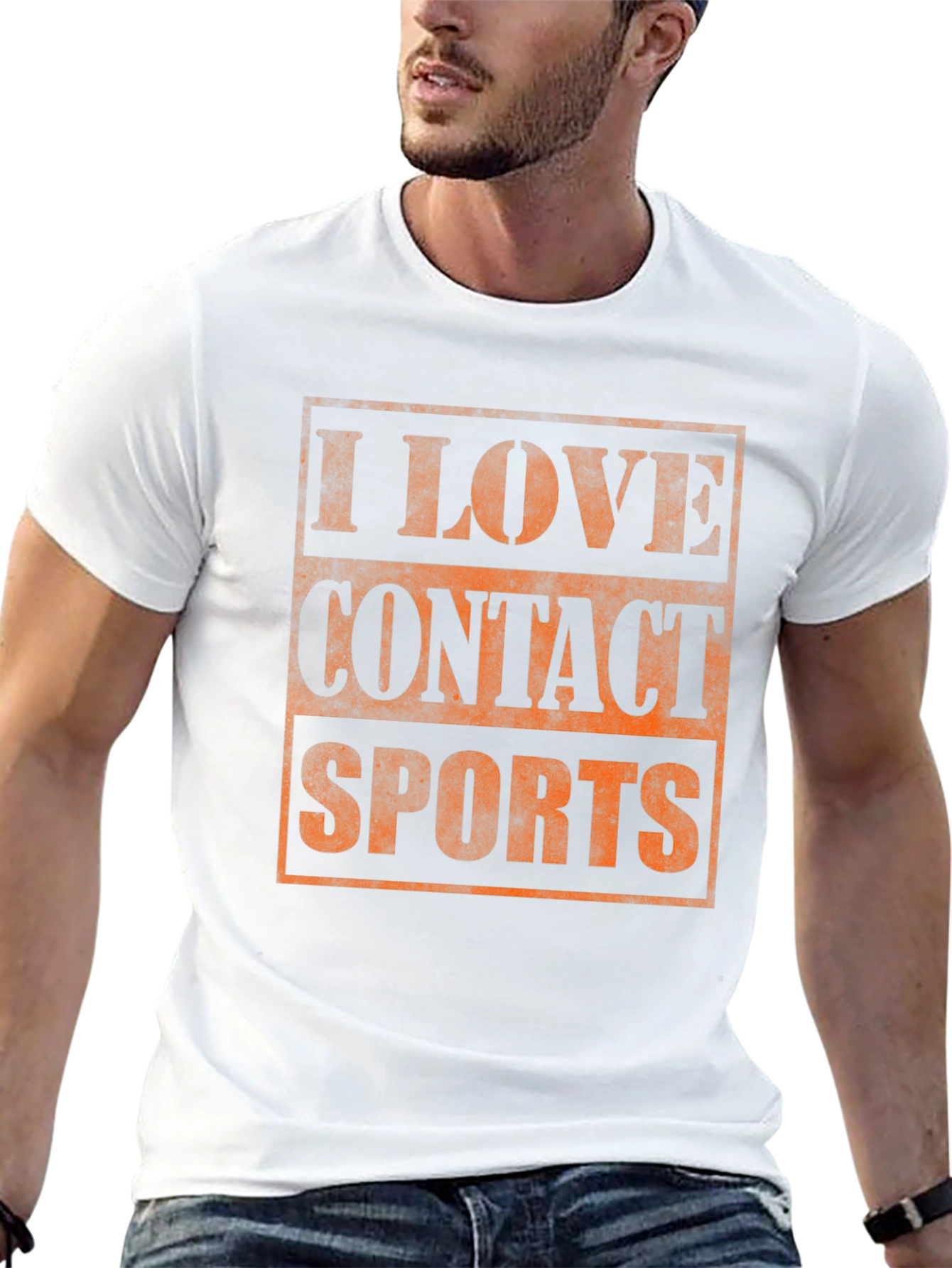 I Love Contact Sports Graphic T-Shirt
