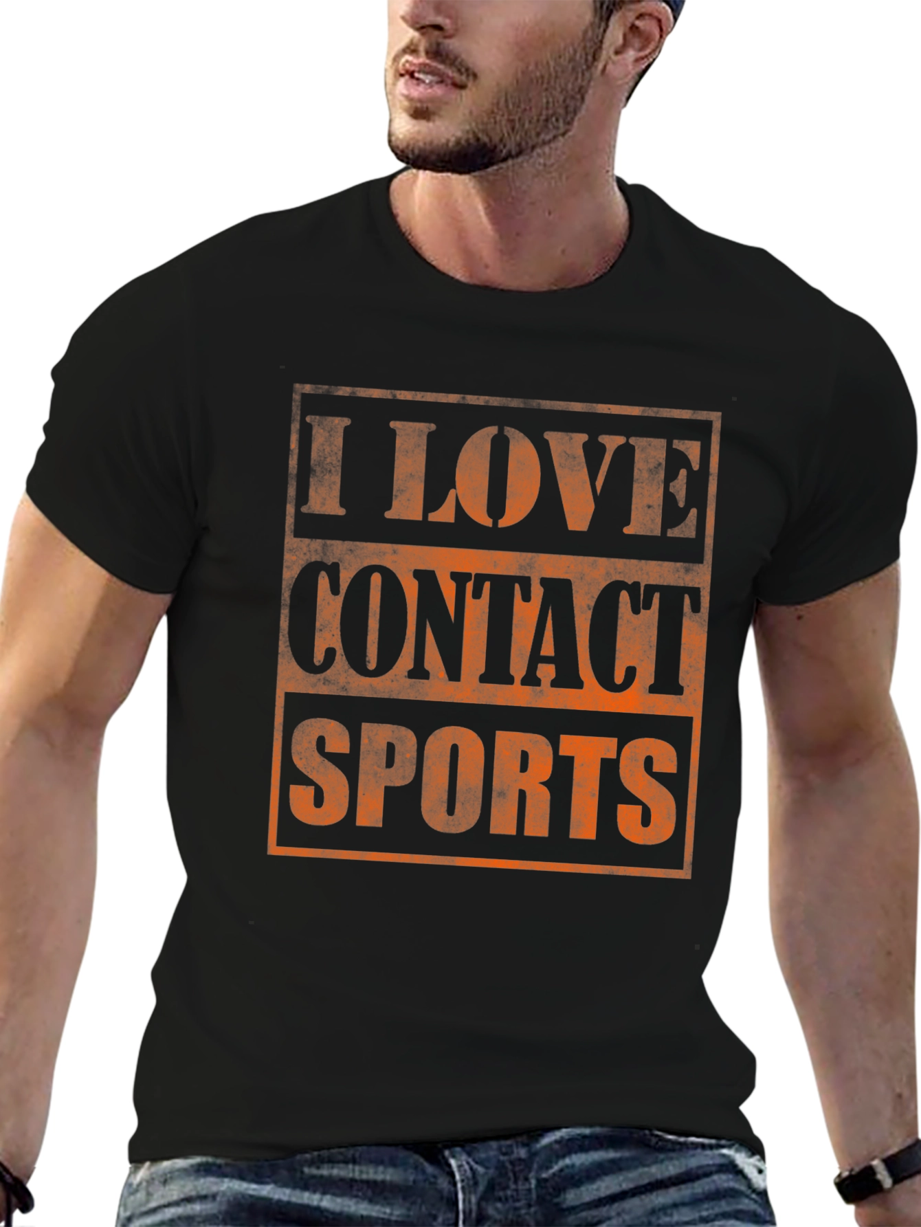 I Love Contact Sports Graphic T-Shirt
