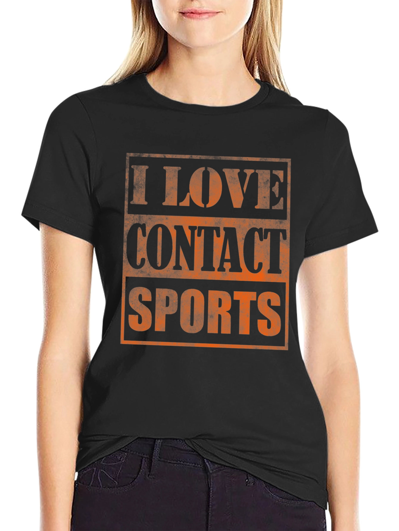 I Love Contact Sports Graphic T-Shirt