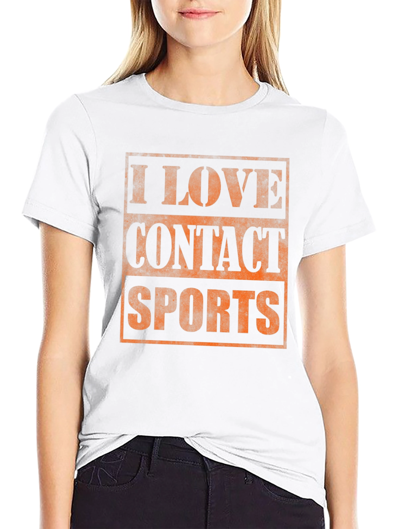 I Love Contact Sports Graphic T-Shirt