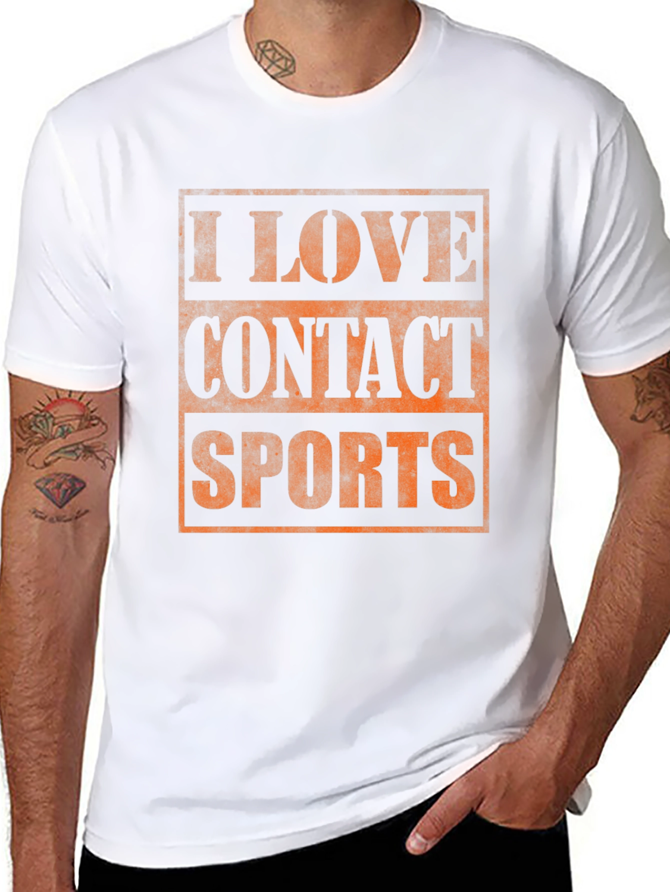 I Love Contact Sports Graphic T-Shirt