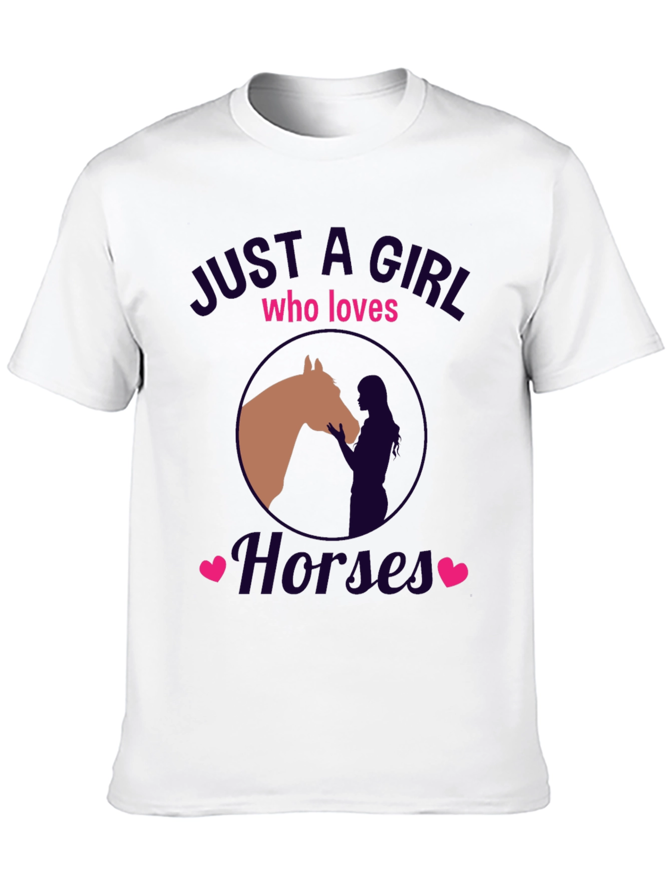 Just A Girl Who Loves Horses Graphic Tee