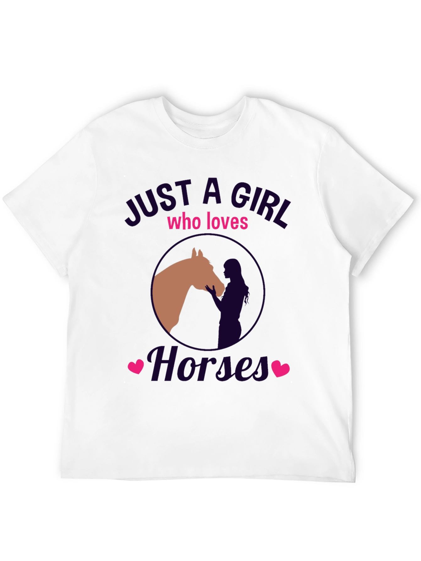 Just A Girl Who Loves Horses Graphic Tee