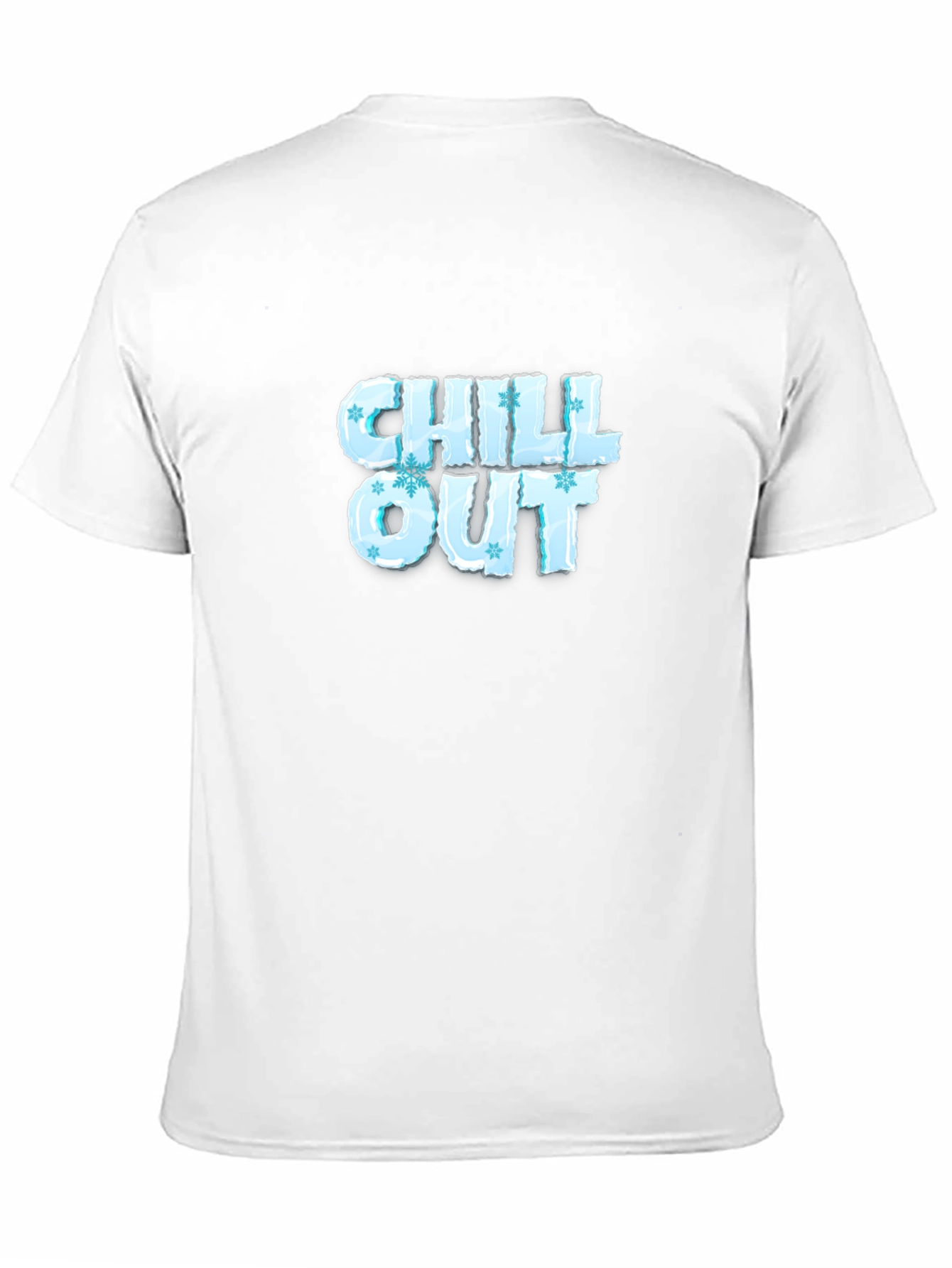 Chill Out Ice Lettering Black T-Shirt