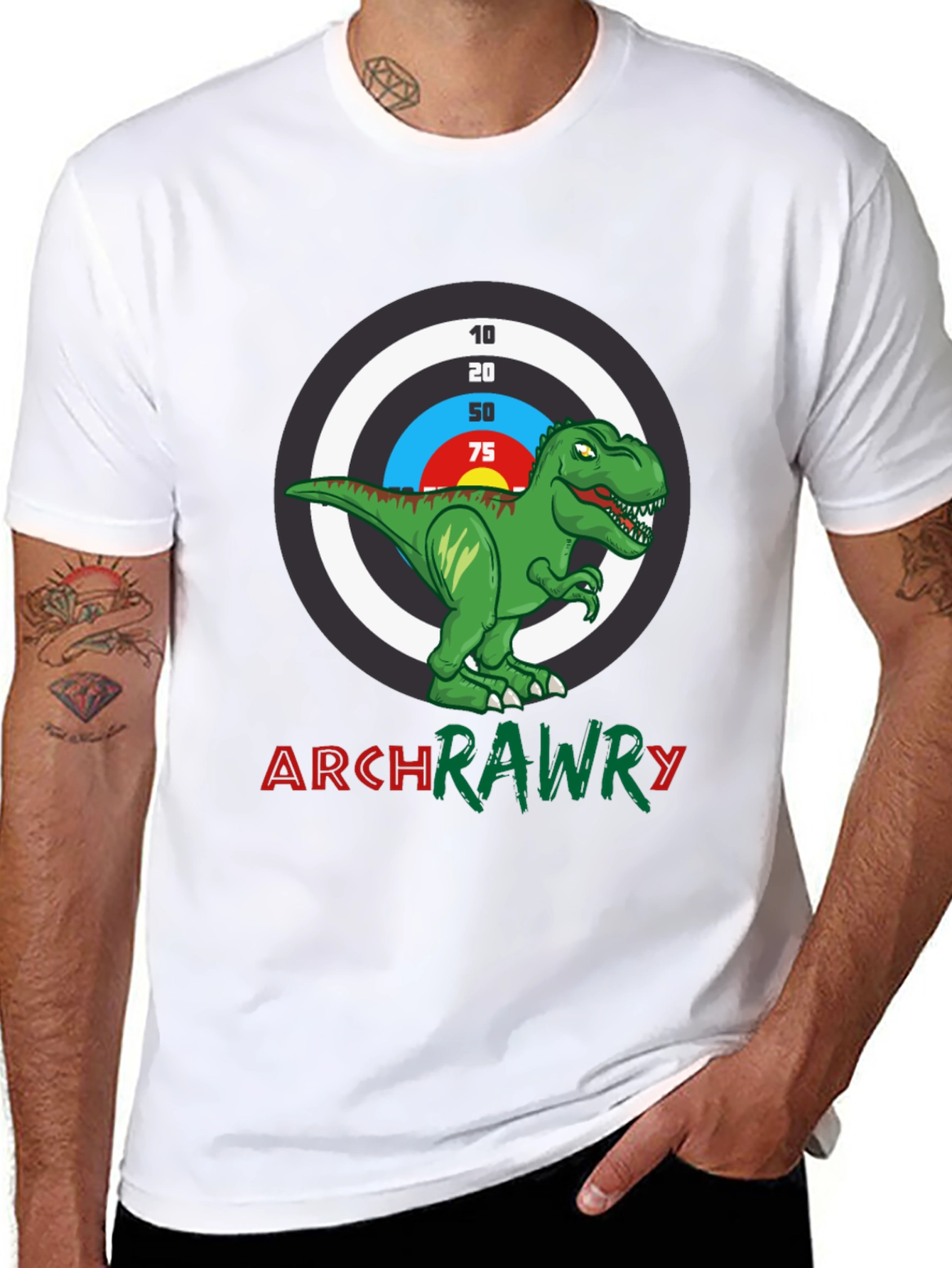 Arch Rawry T-Rex Archery T-Shirt