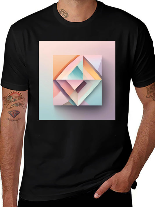 Geometric Abstract Art Graphic Tee