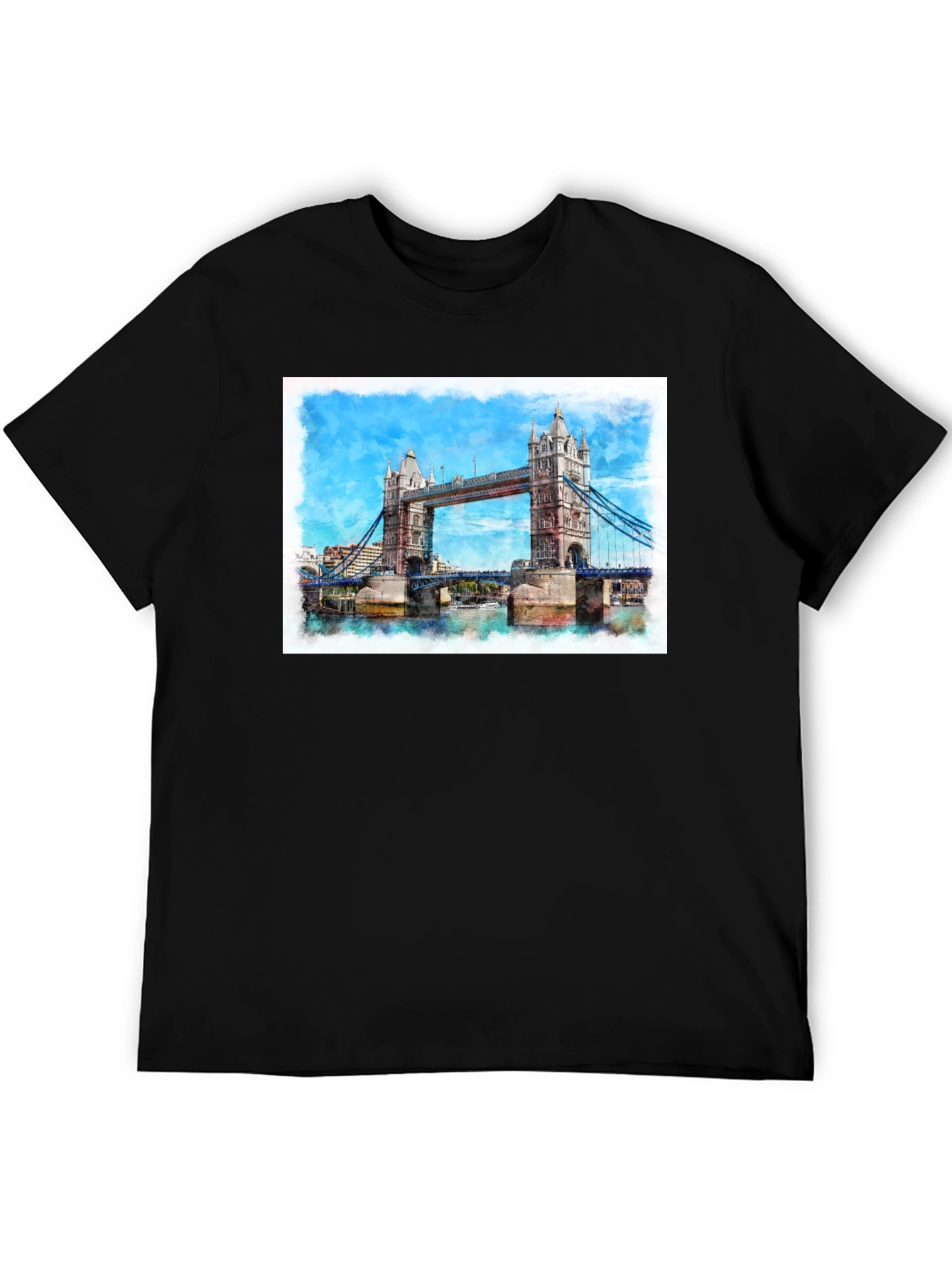 London Bridge Black T-Shirt
