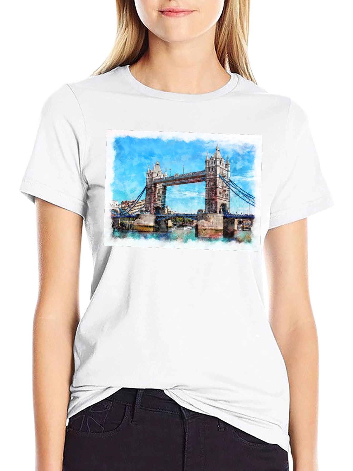 London Bridge Black T-Shirt