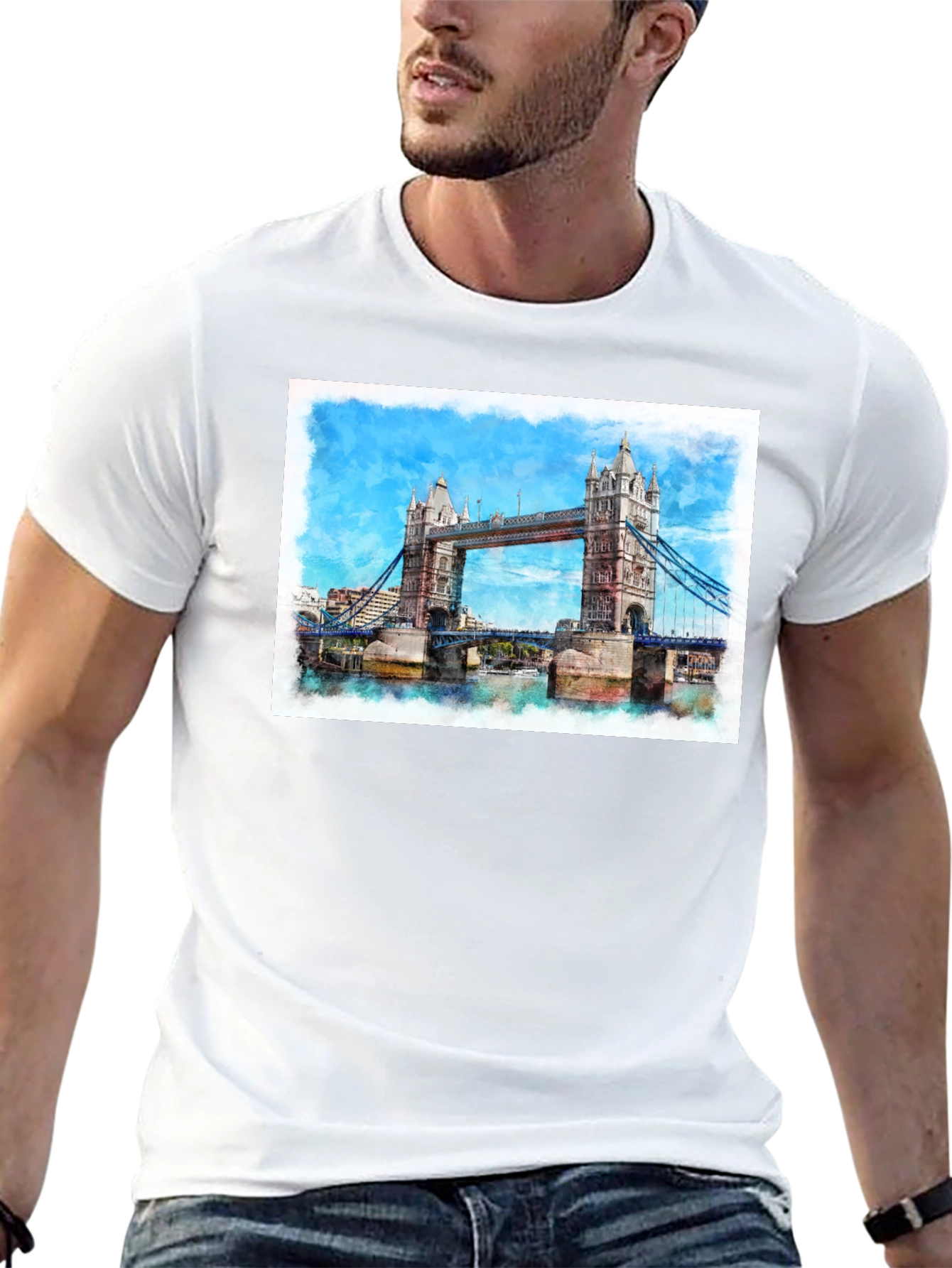 London Bridge Black T-Shirt