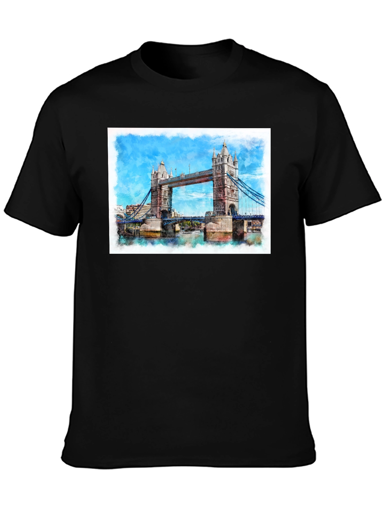 London Bridge Black T-Shirt