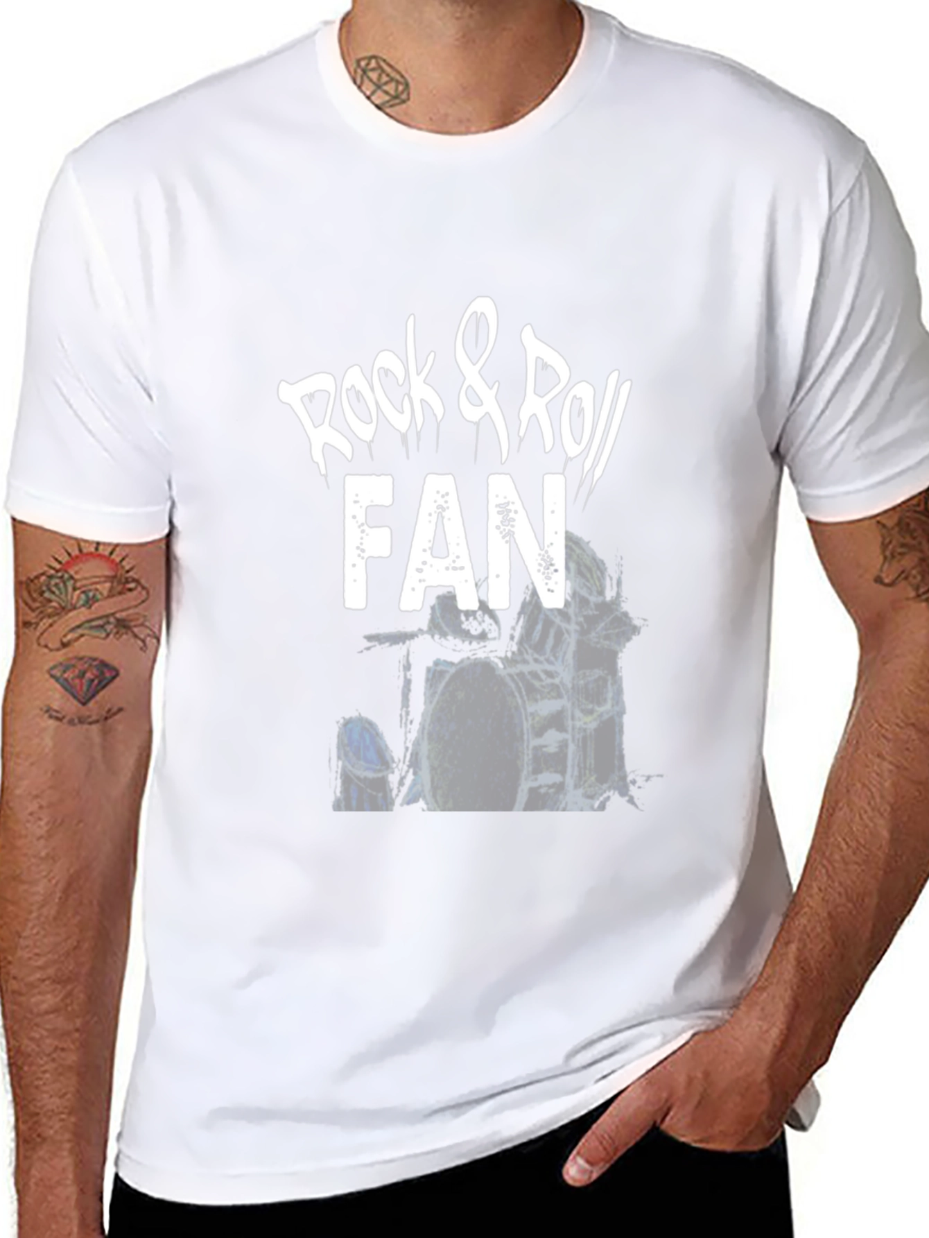Rock & Roll Fan T-Shirt - Cool Music Tee