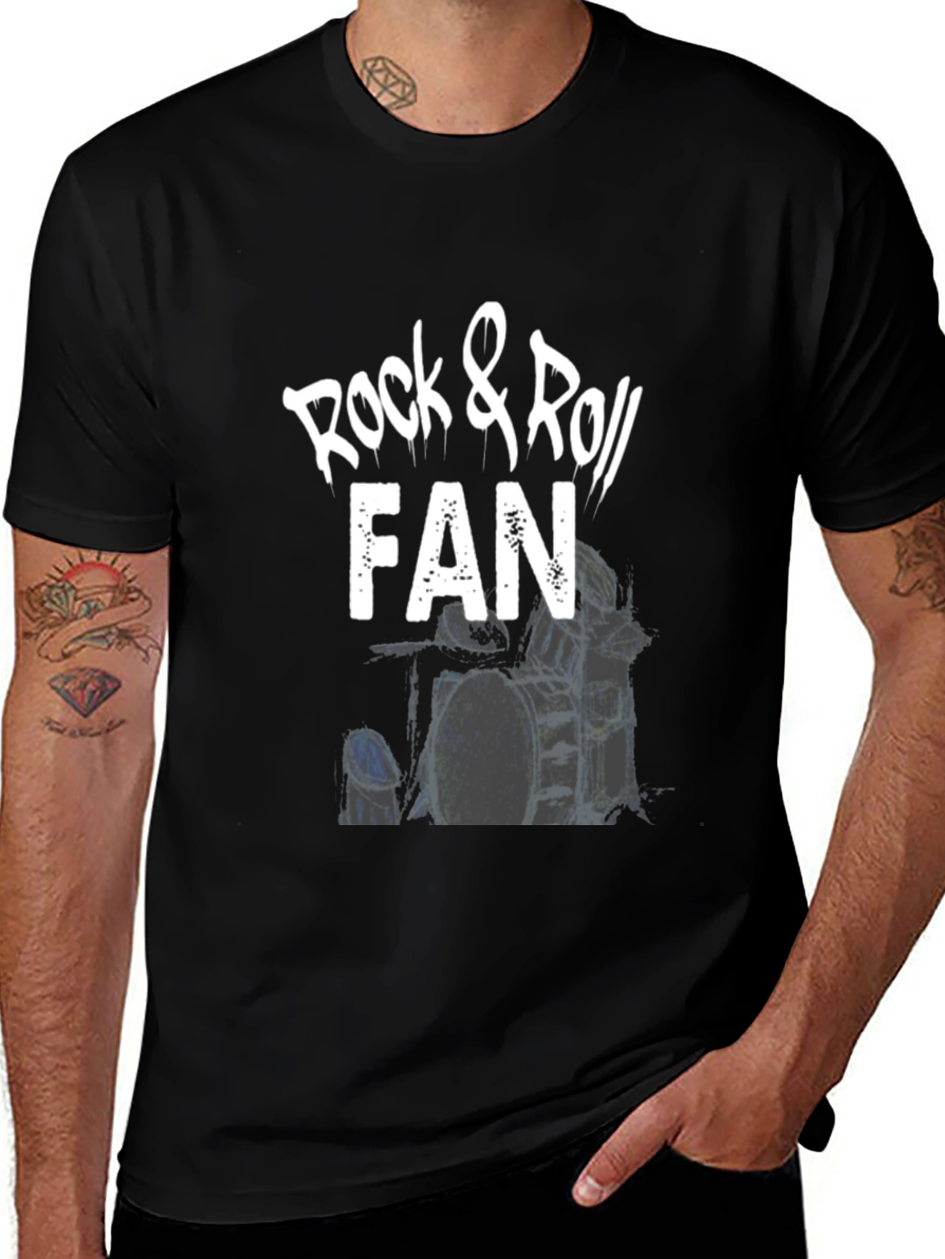 Rock & Roll Fan T-Shirt - Cool Music Tee