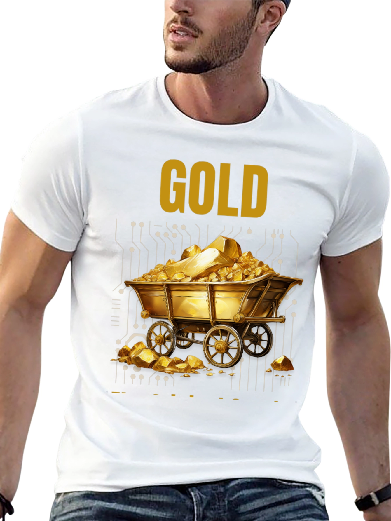 Gold Mine Cart Graphic Tee