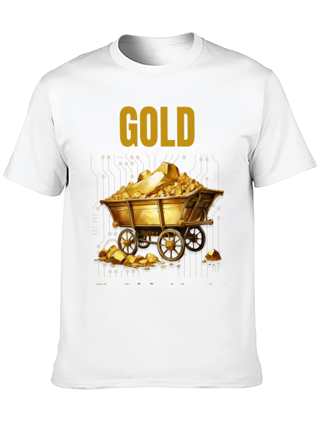 Gold Mine Cart Graphic Tee