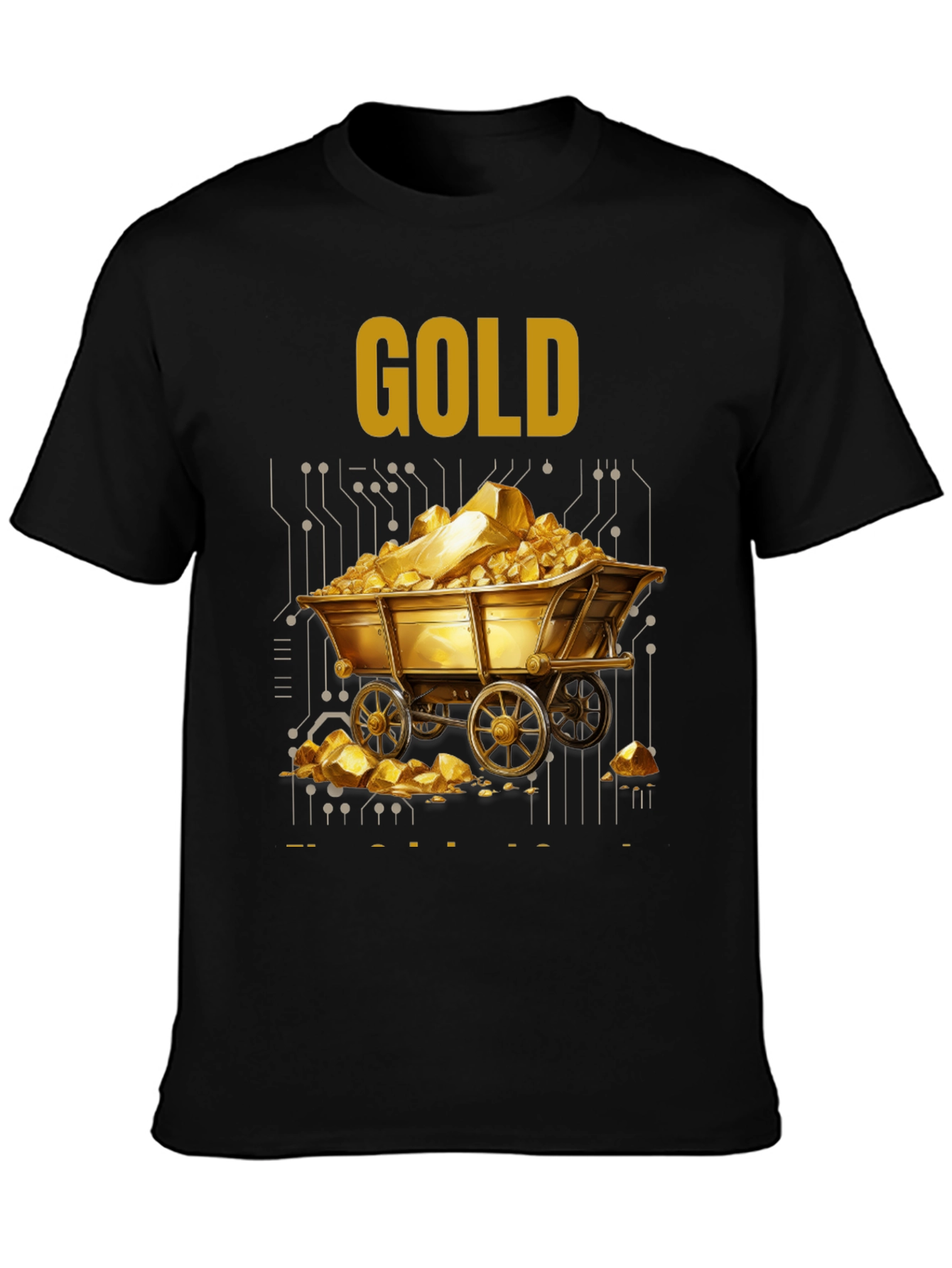 Gold Mine Cart Graphic Tee
