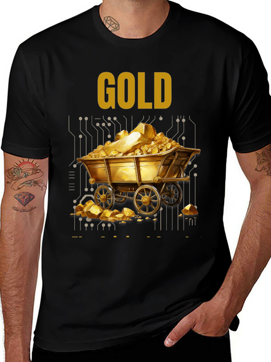 Gold Mine Cart Graphic Tee