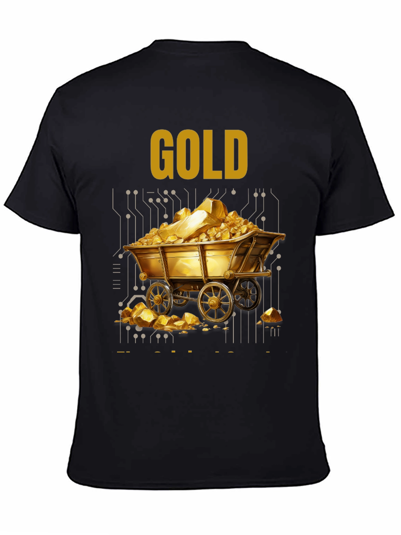 Gold Mine Cart Graphic Tee