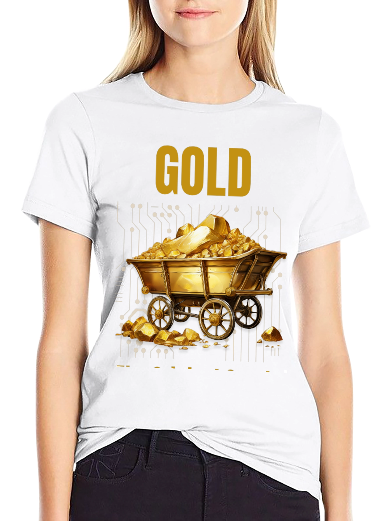 Gold Mine Cart Graphic Tee