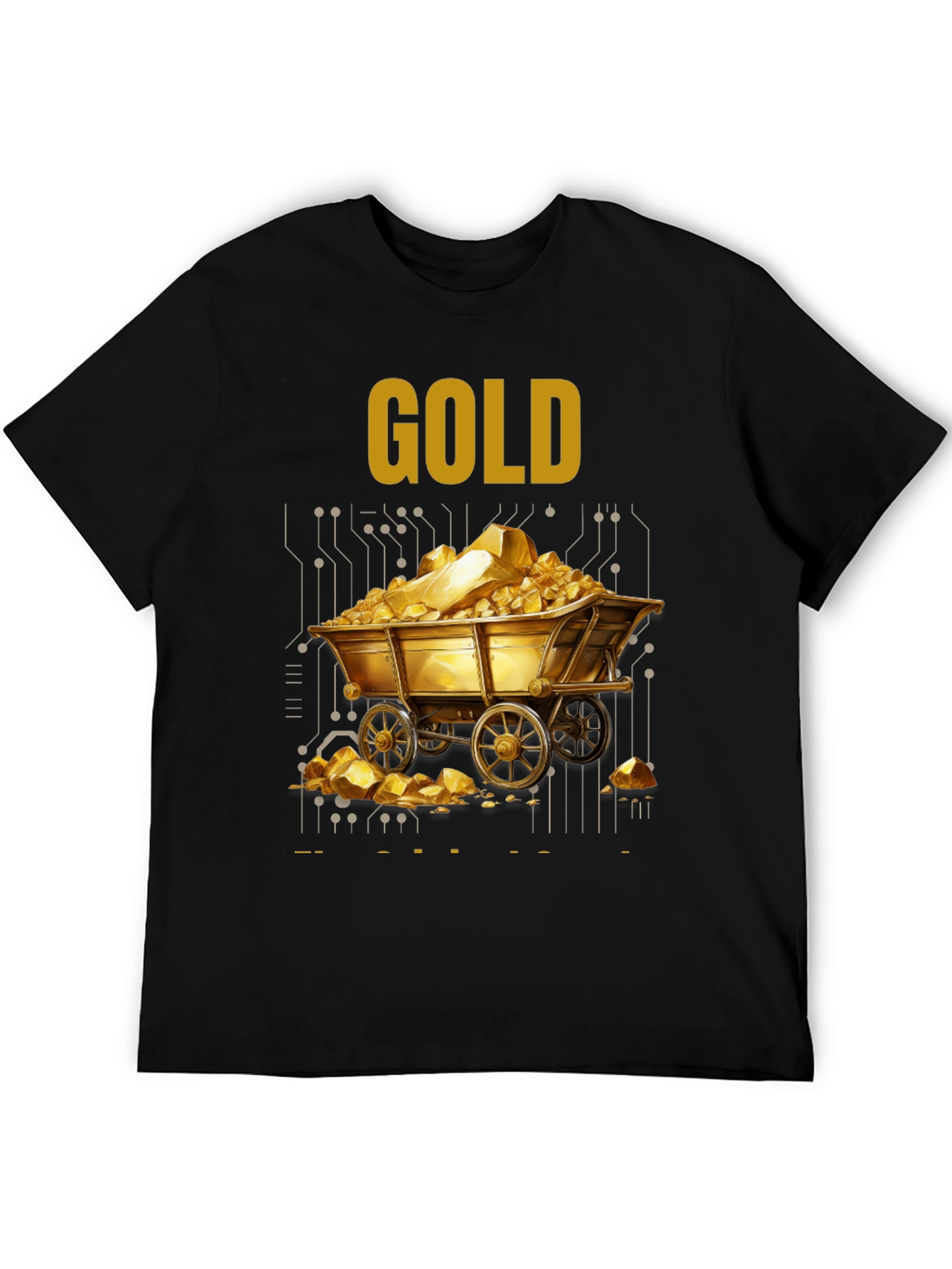 Gold Mine Cart Graphic Tee