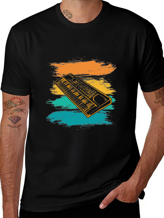 Retro Keyboard T-Shirt - Musician Gift