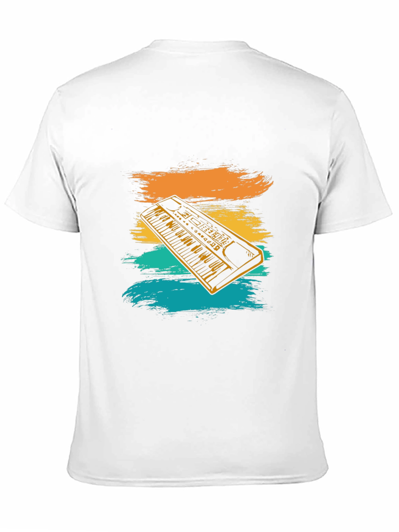 Retro Keyboard T-Shirt - Musician Gift