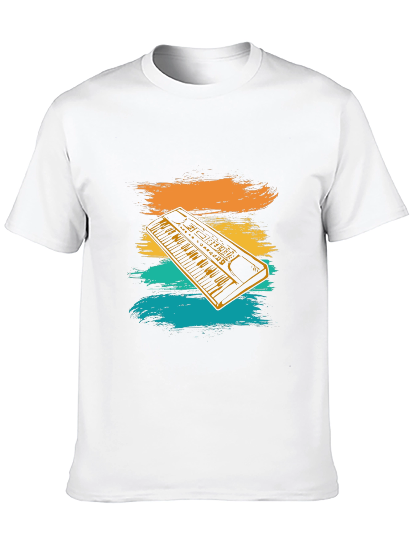Retro Keyboard T-Shirt - Musician Gift