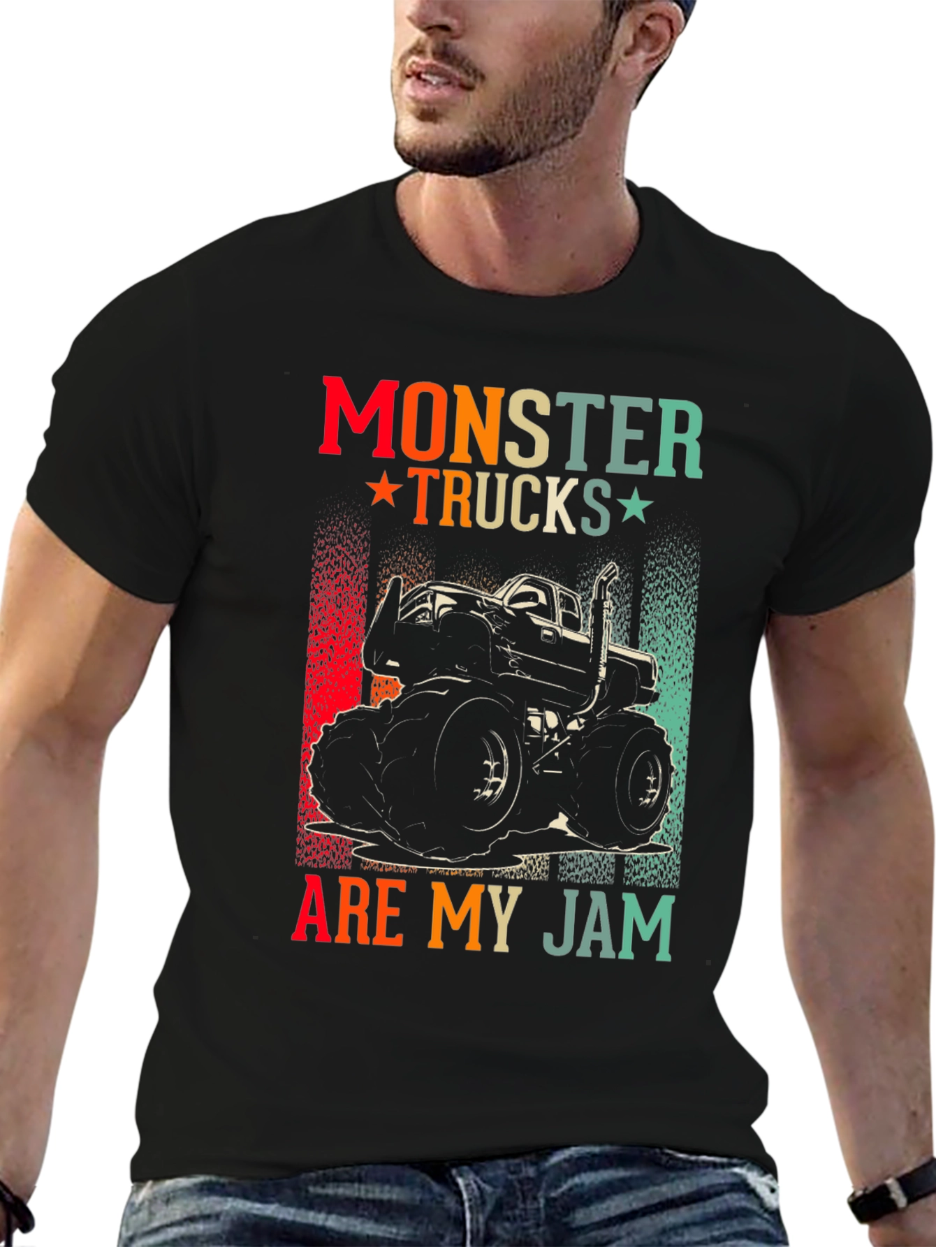 Monster Truck Graphic Tee - Are My Jam Design