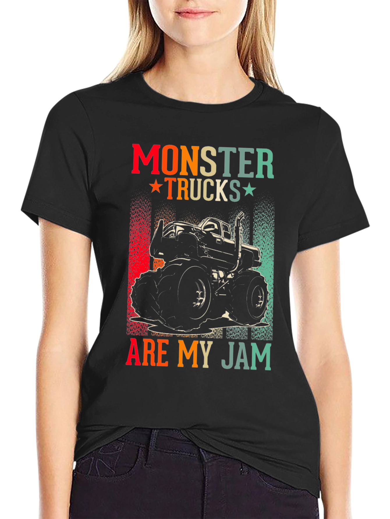 Monster Truck Graphic Tee - Are My Jam Design