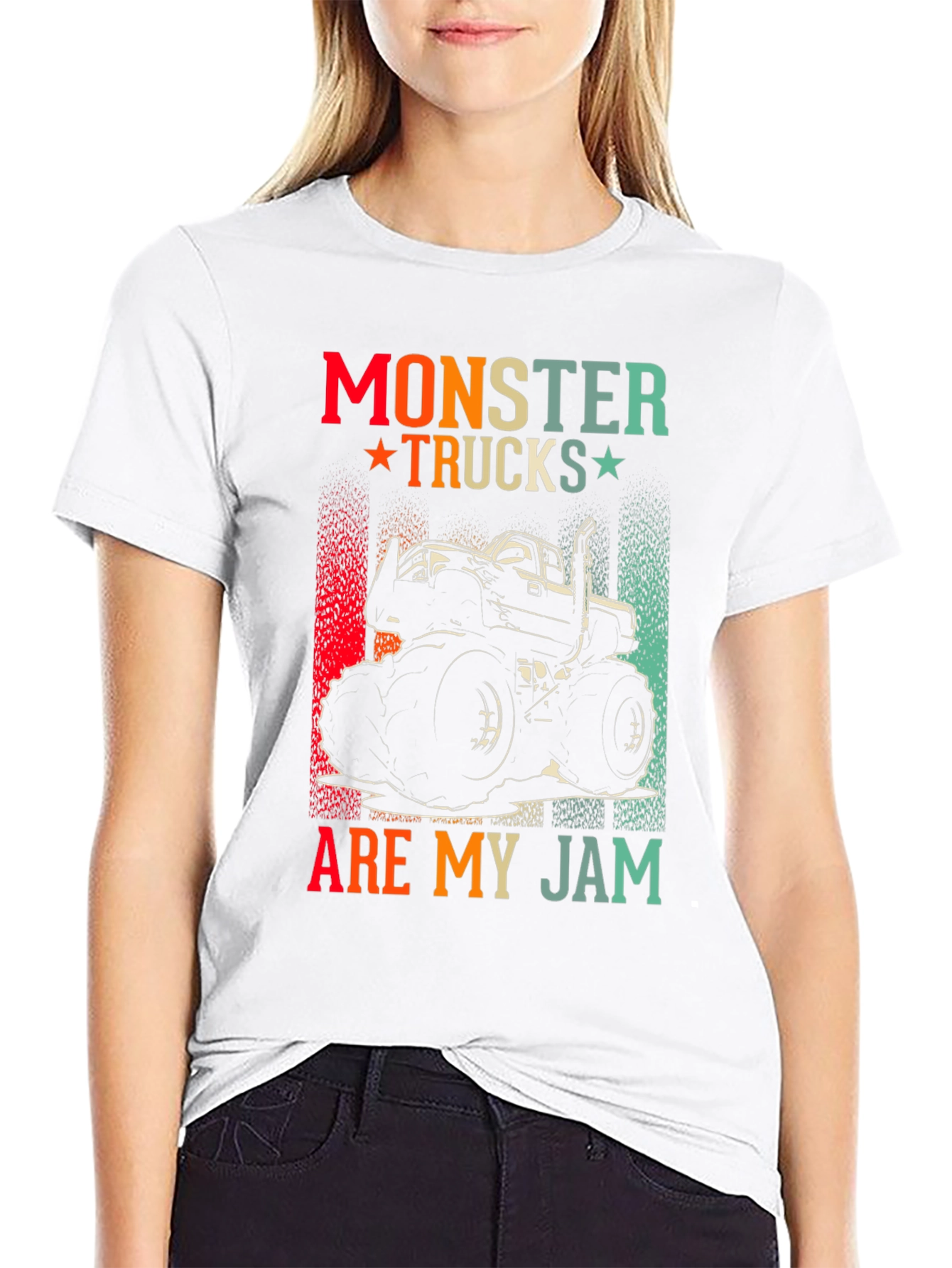 Monster Truck Graphic Tee - Are My Jam Design