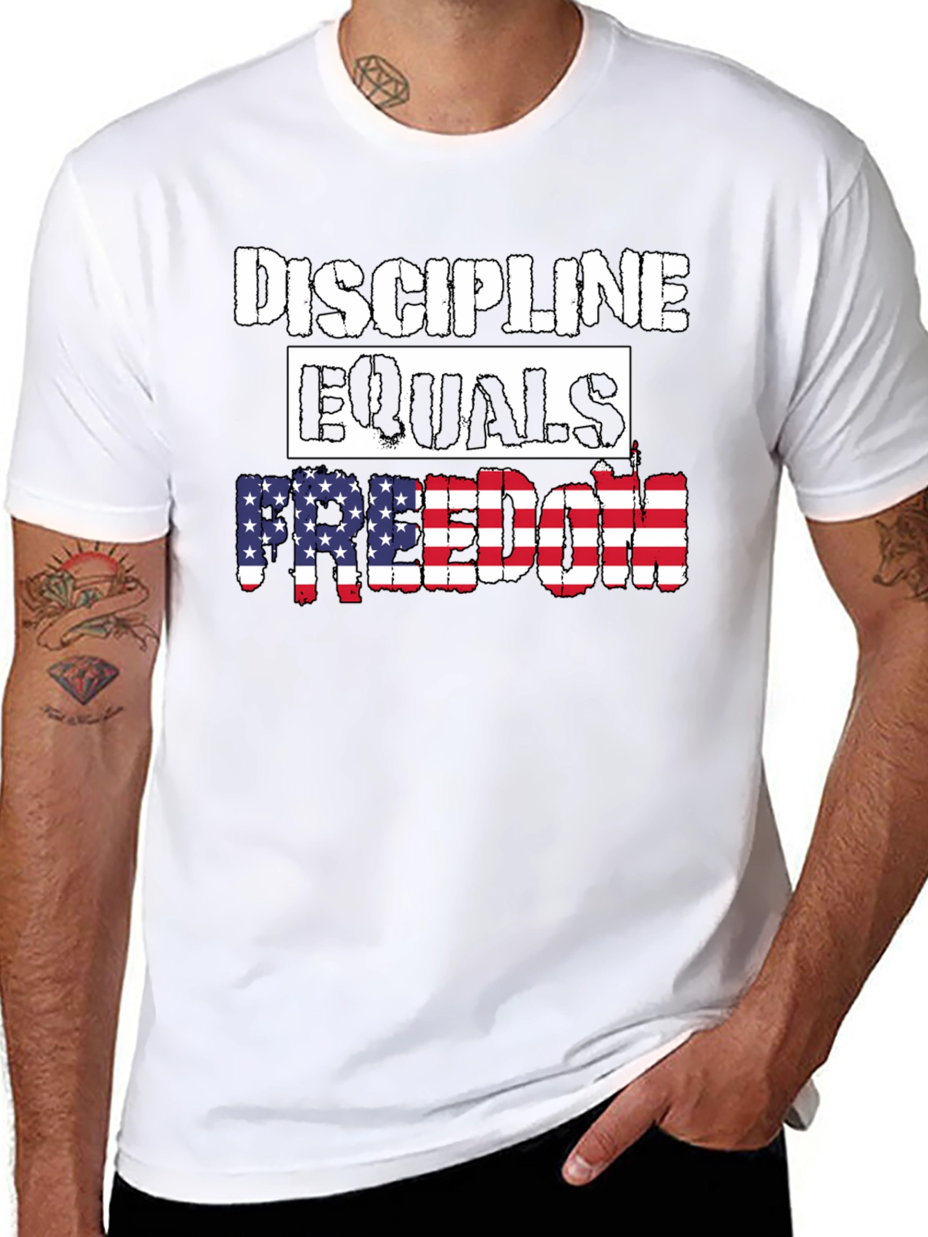 Discipline Equals Freedom Patriotic T-Shirt