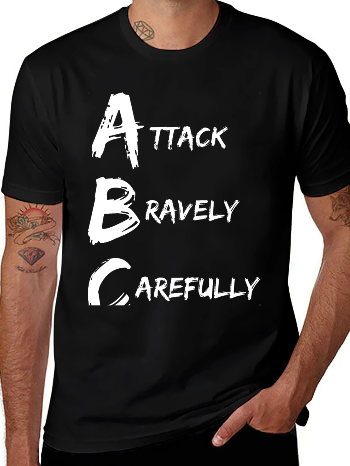 ABC Attack Bravely Carefully T-Shirt