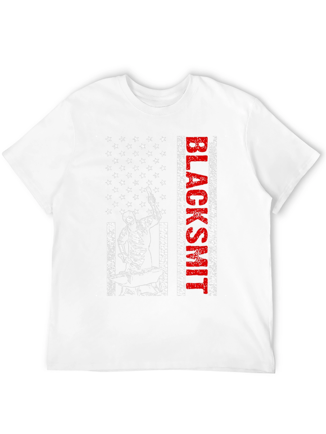 Blacksmith American Flag Graphic T-Shirt