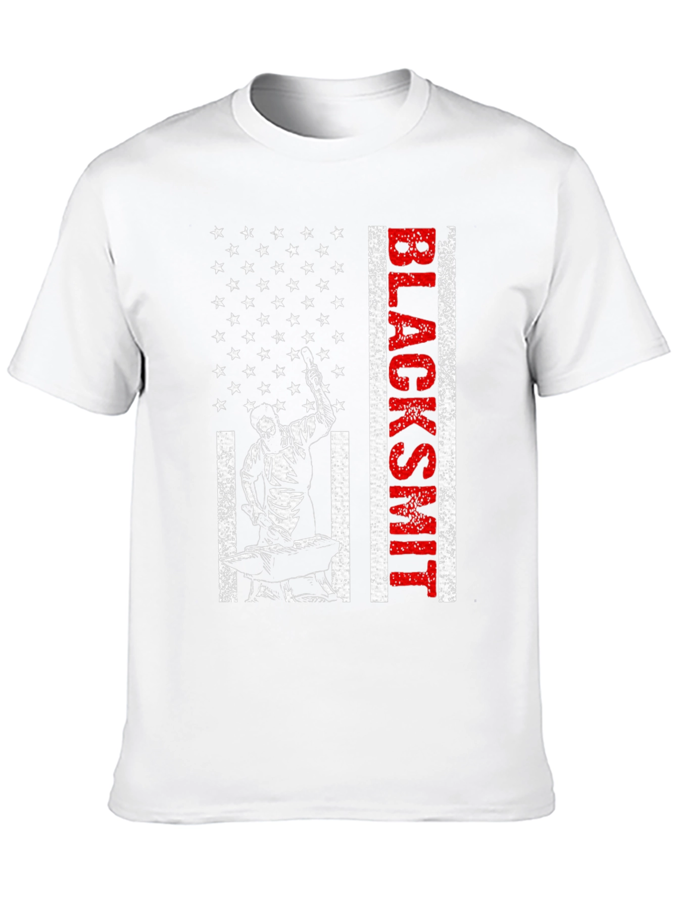 Blacksmith American Flag Graphic T-Shirt