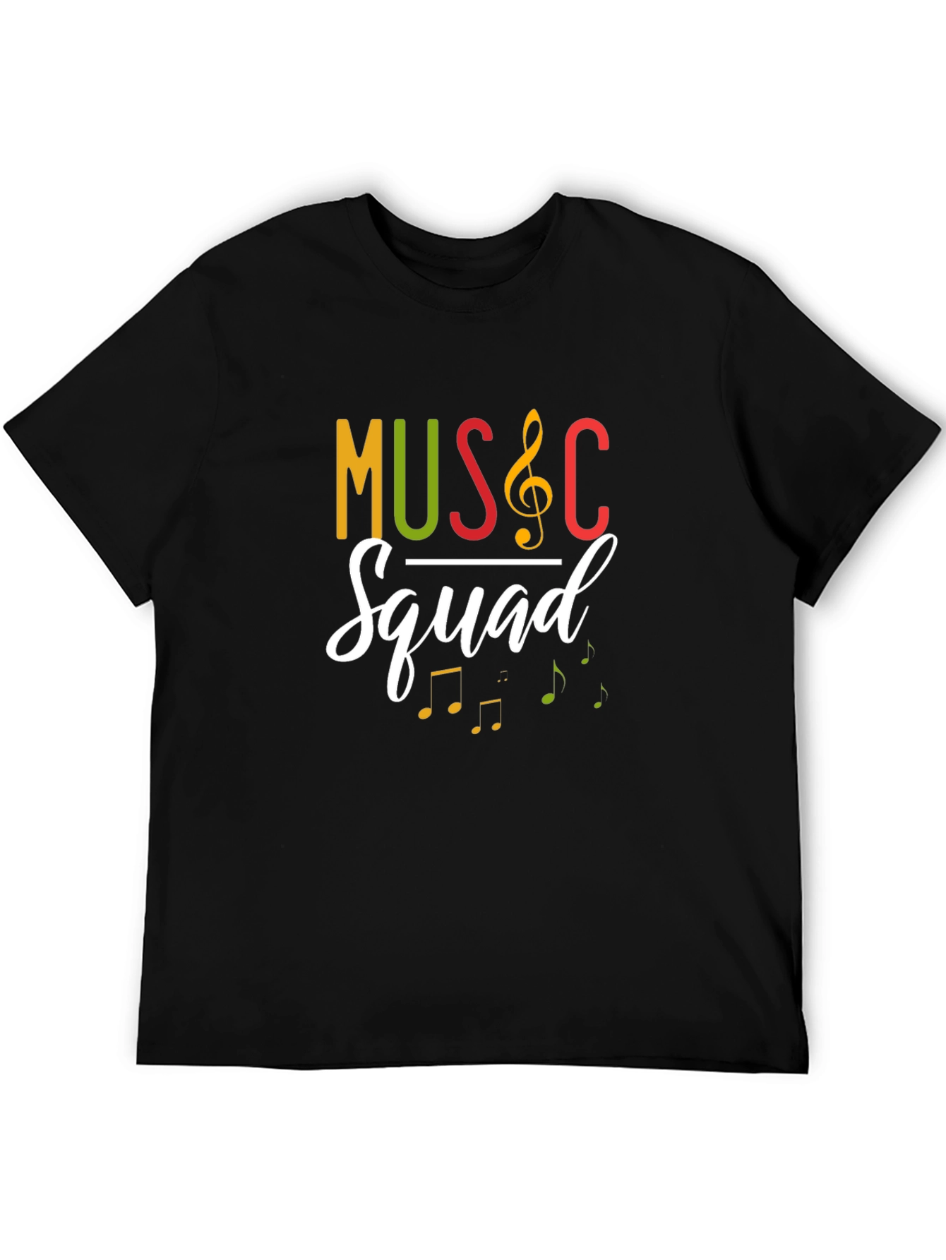 Music Squad Graphic Tee - Black T-Shirt