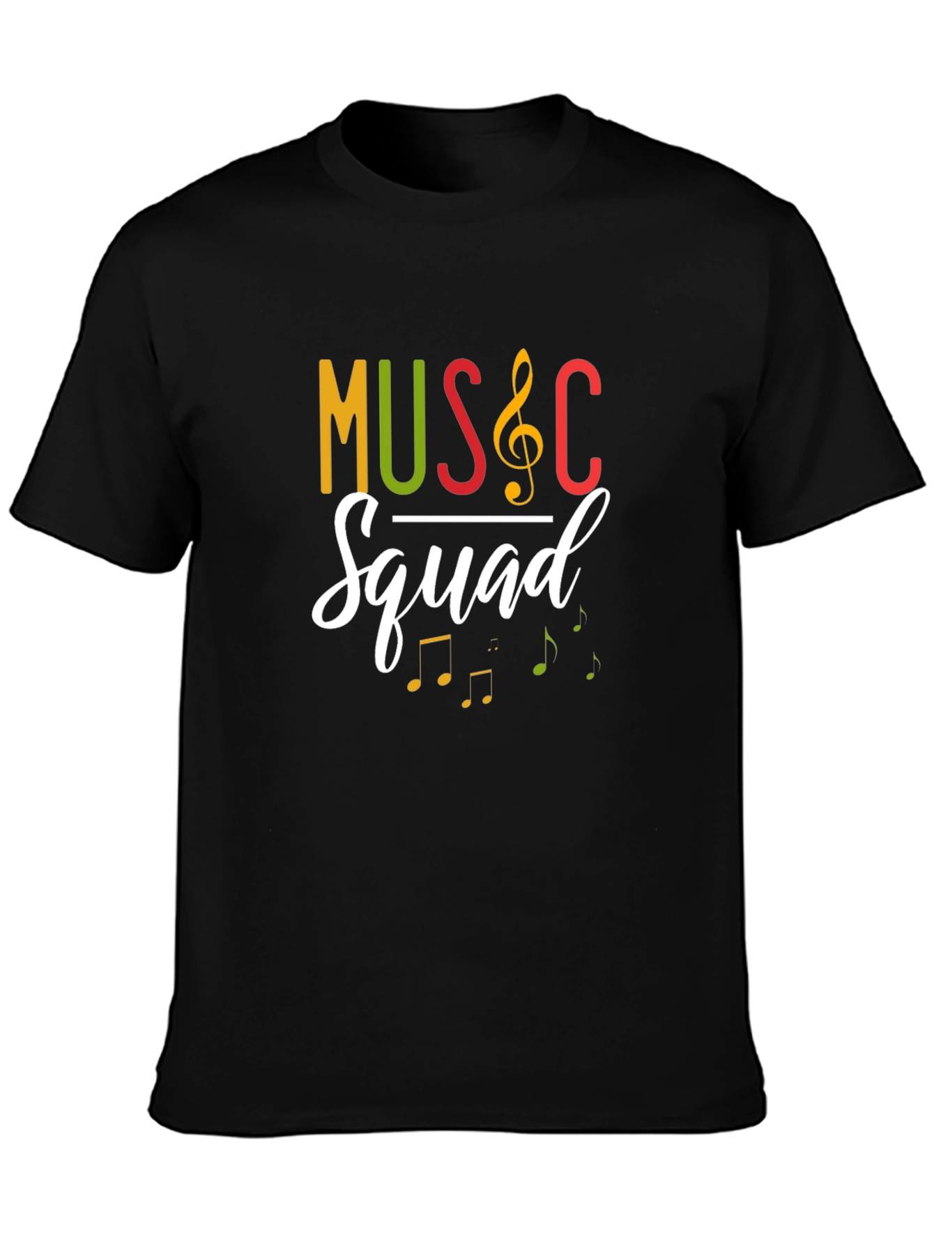 Music Squad Graphic Tee - Black T-Shirt