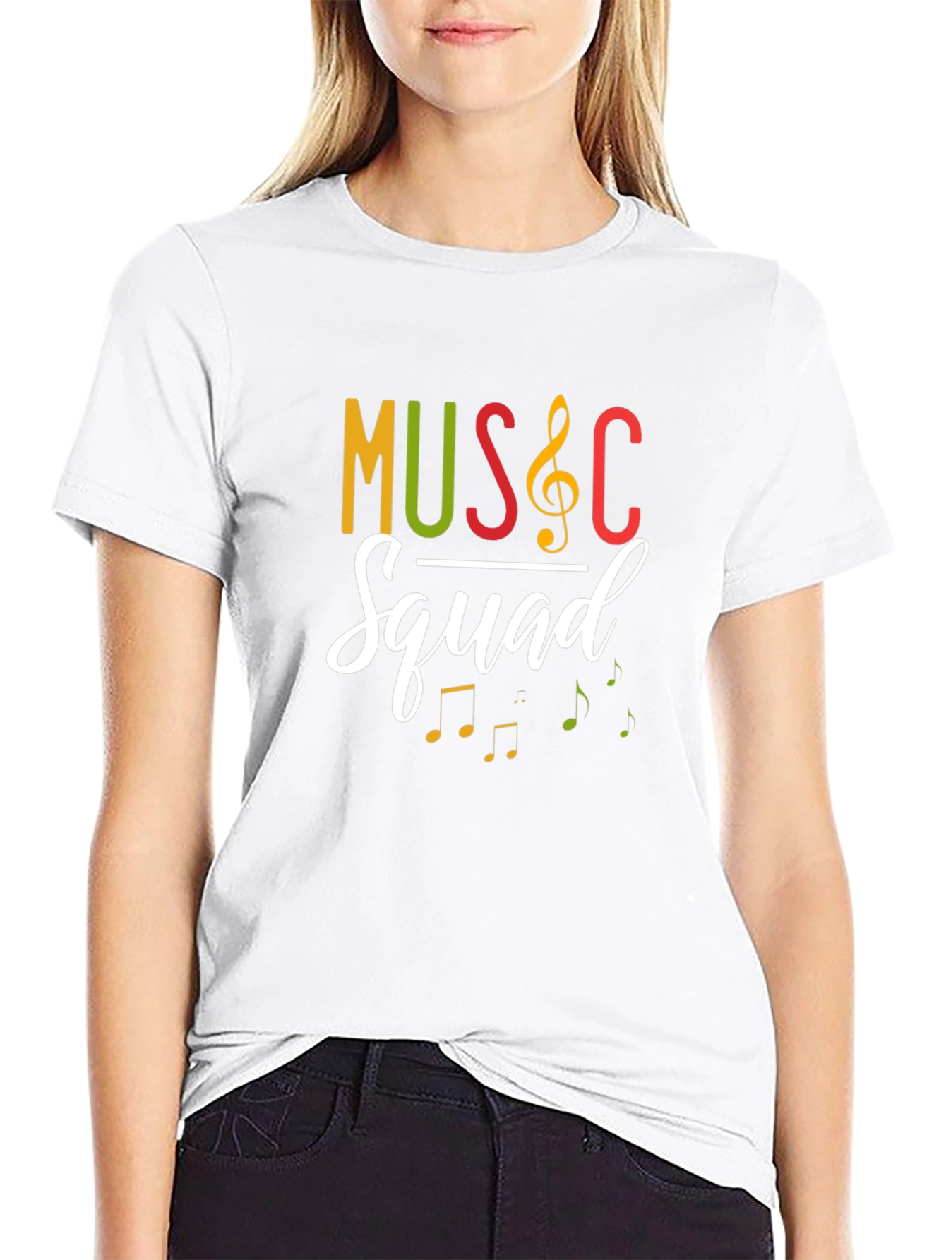 Music Squad Graphic Tee - Black T-Shirt
