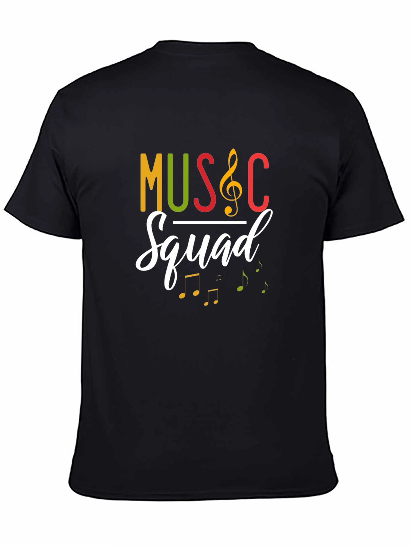 Music Squad Graphic Tee - Black T-Shirt