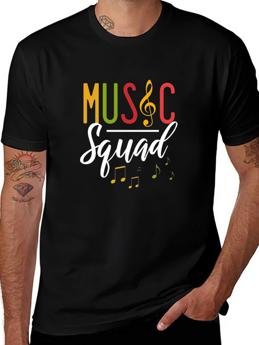 Music Squad Graphic Tee - Black T-Shirt
