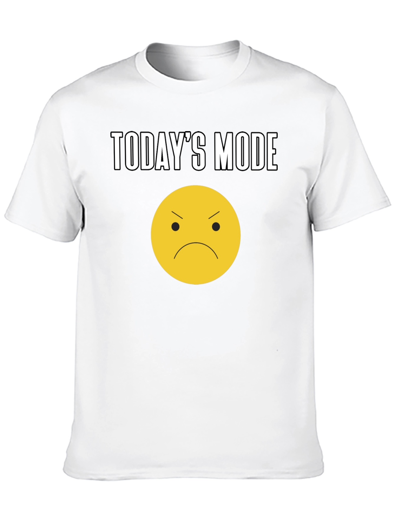 Todays Mood Graphic Tee - Unisex Black T-Shirt