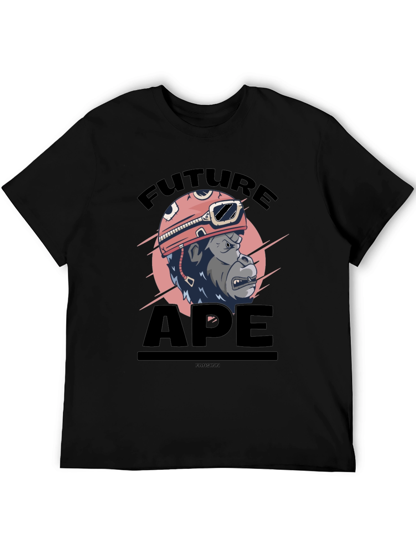 Future Ape Graphic T-Shirt - Black