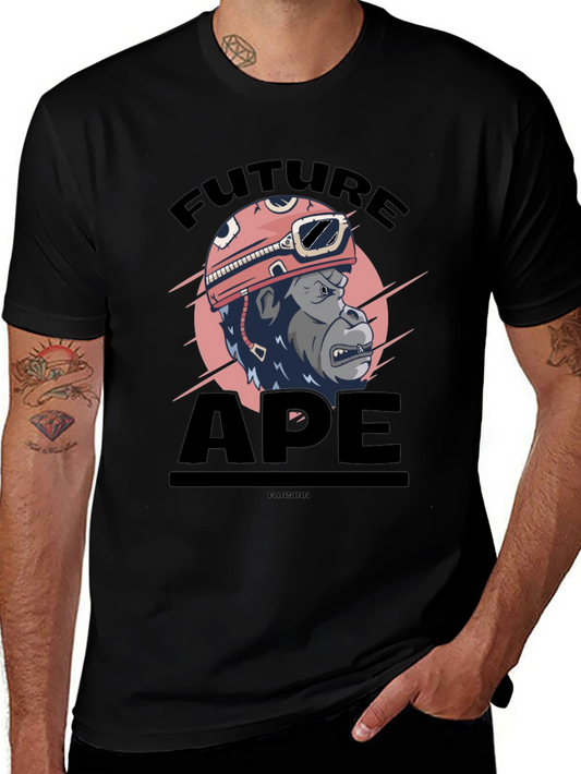 Future Ape Graphic T-Shirt - Black