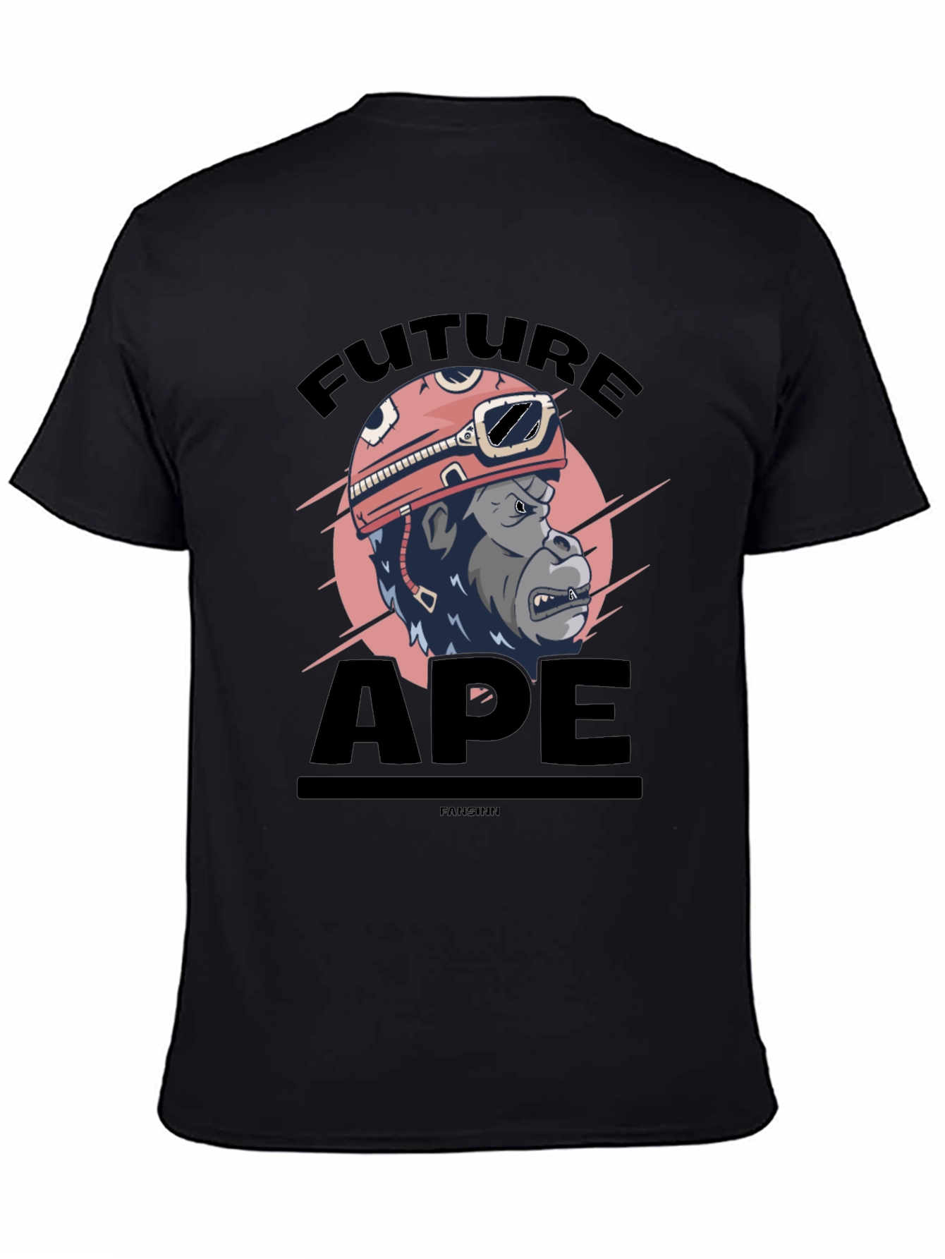 Future Ape Graphic T-Shirt - Black