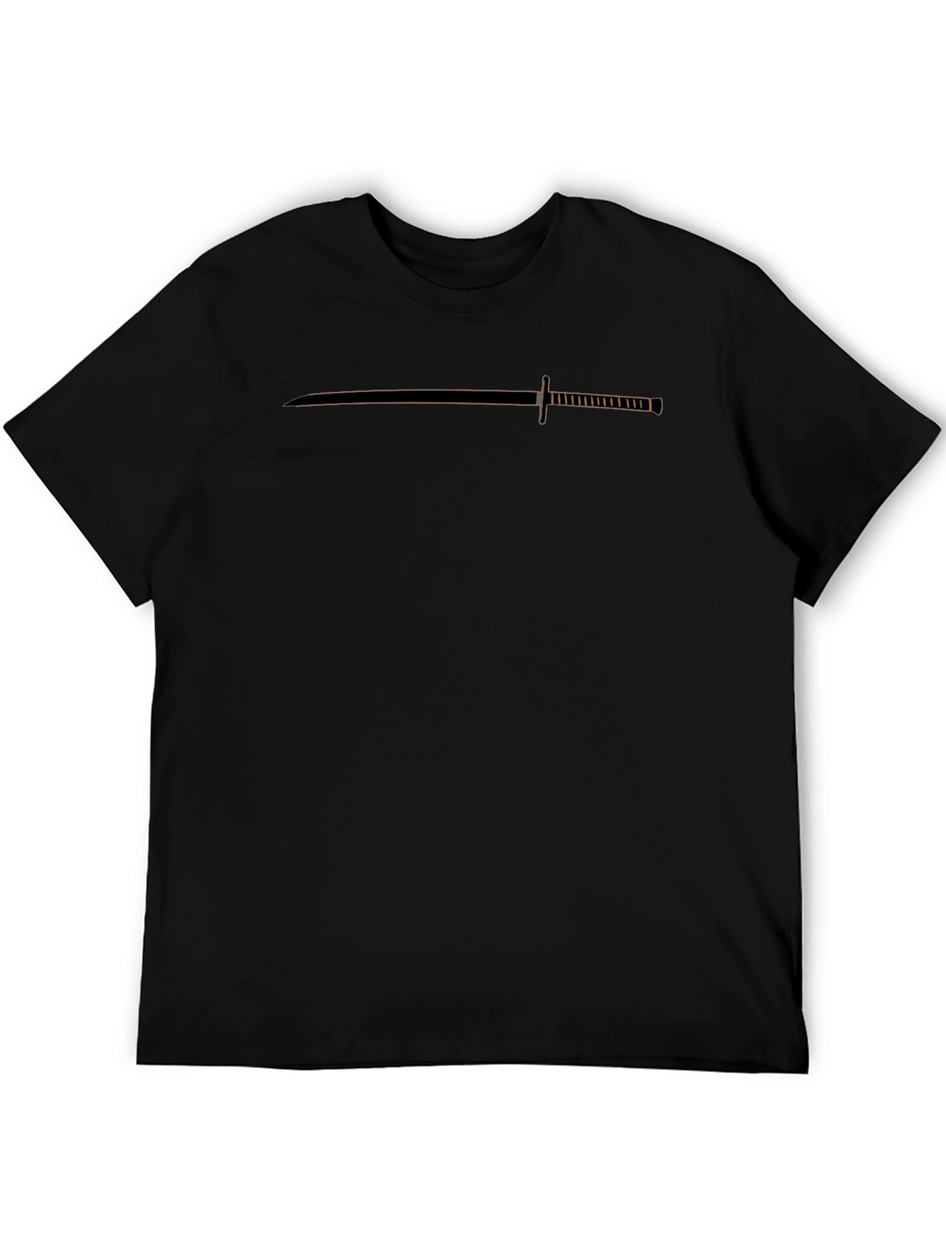 Sword Graphic Black T-Shirt - Edgy Style