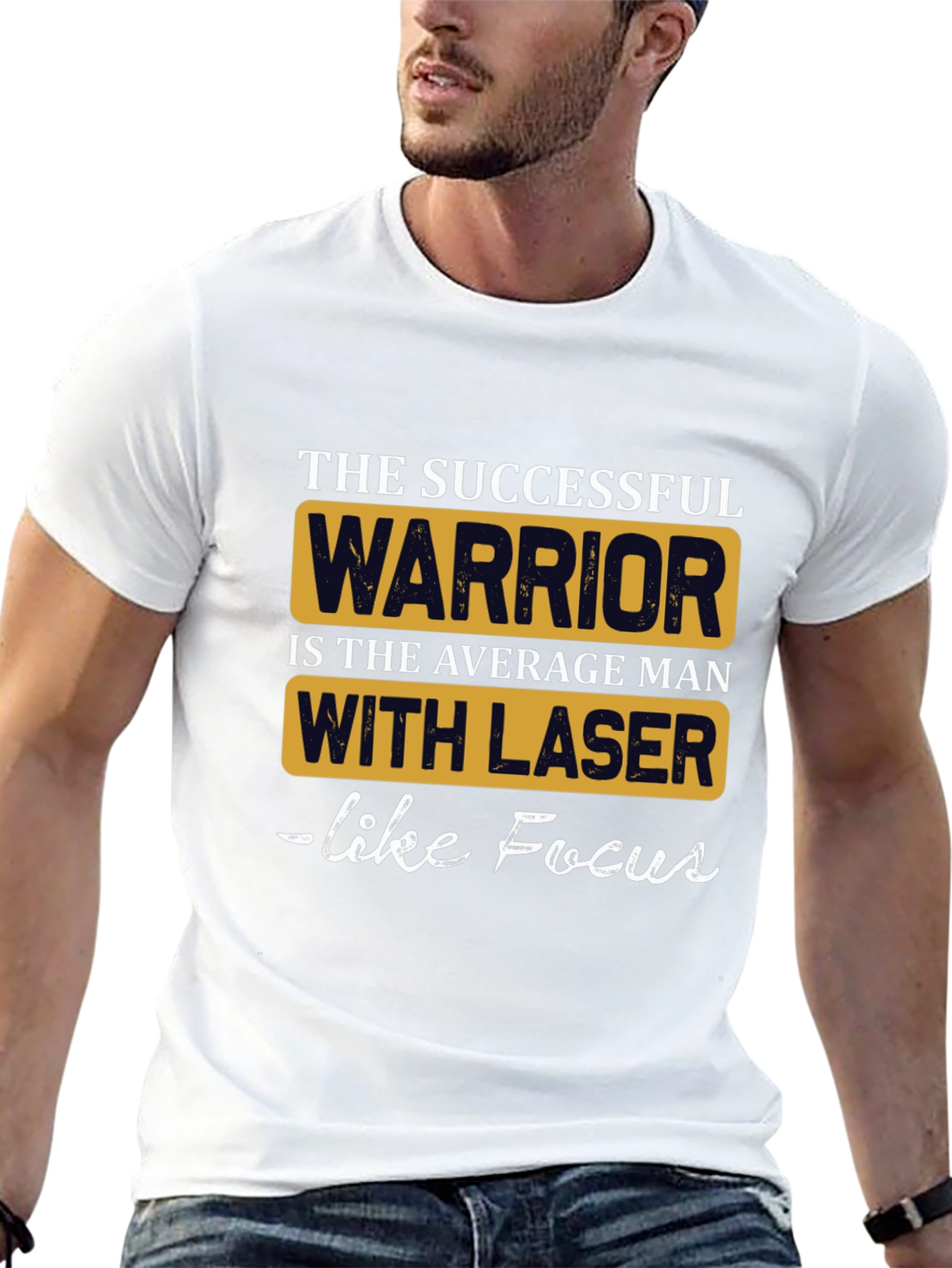 Successful Warrior T-Shirt: Laser Focus Design