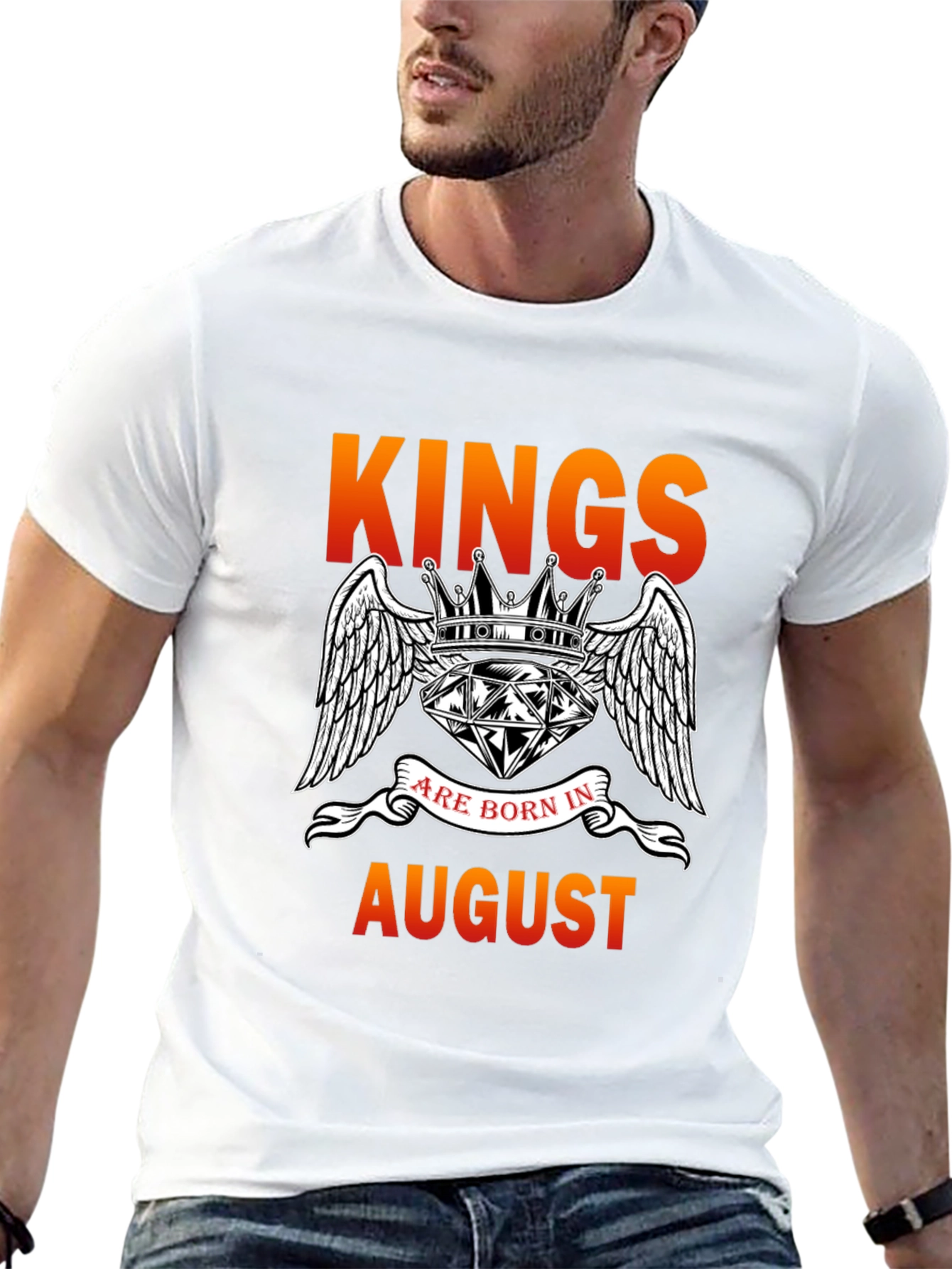 Kings Are Born In August T-Shirt