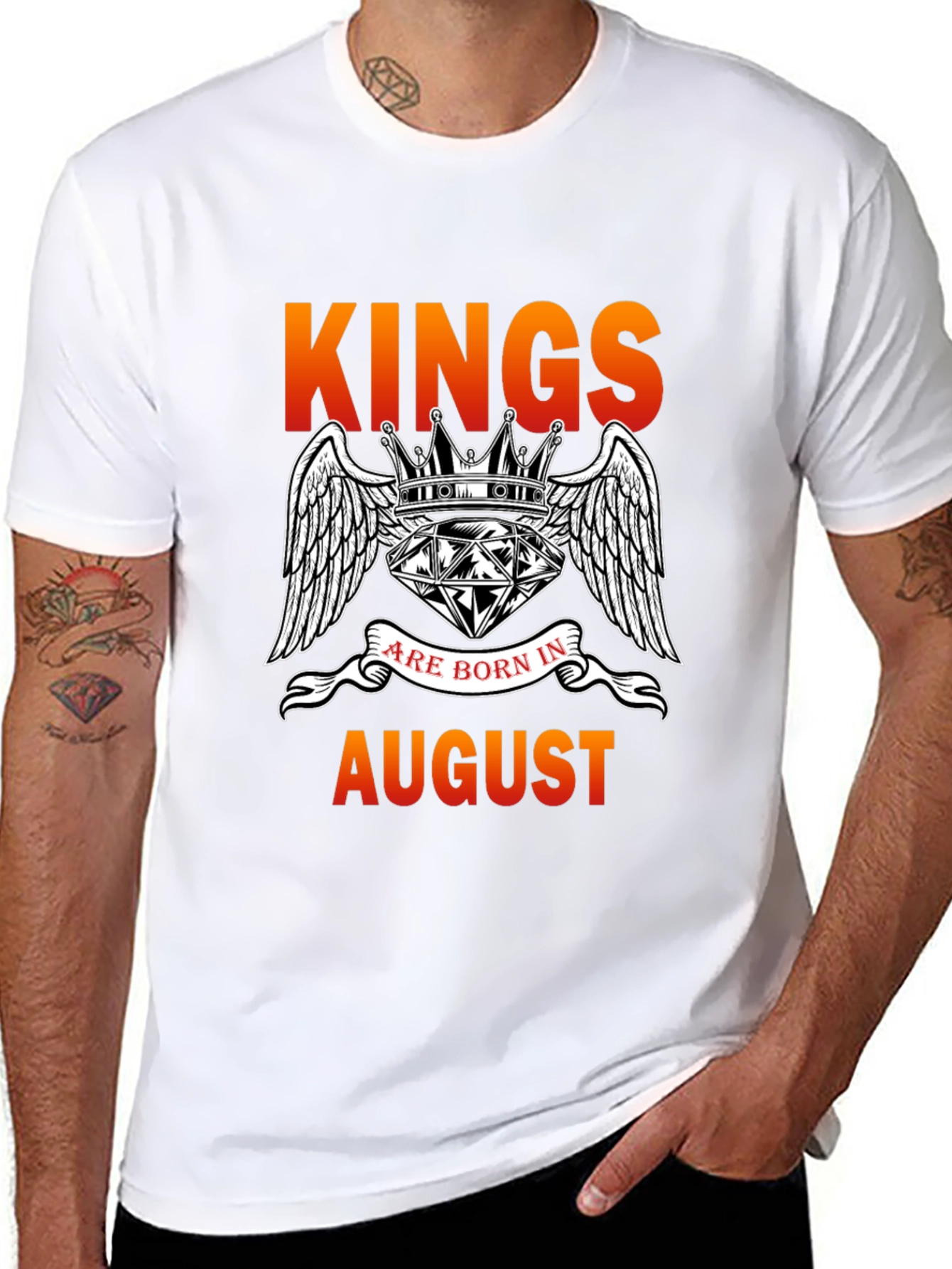 Kings Are Born In August T-Shirt
