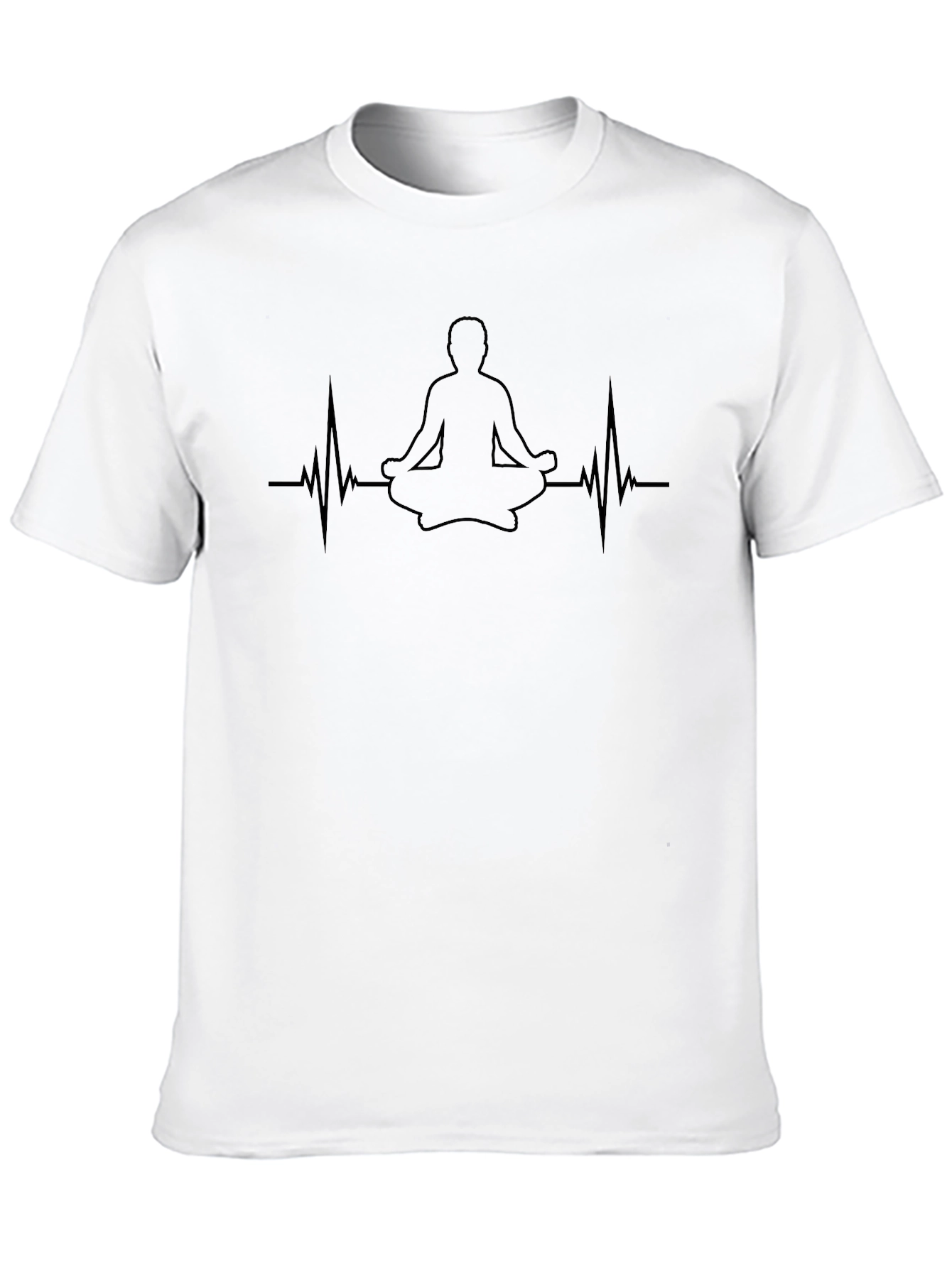 Yoga Heartbeat T-Shirt - Meditate in Style!