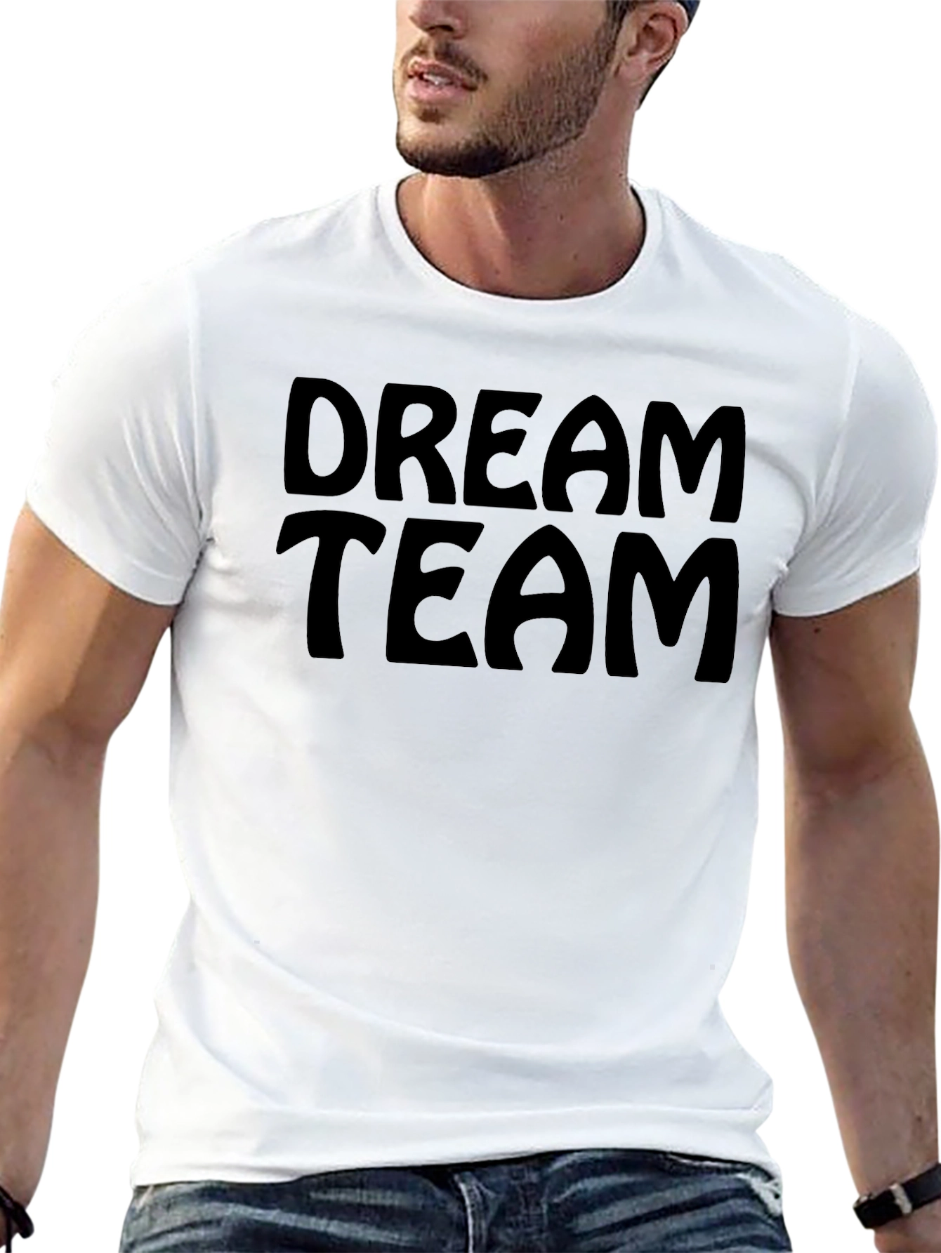 Dream Team Black Graphic T-Shirt