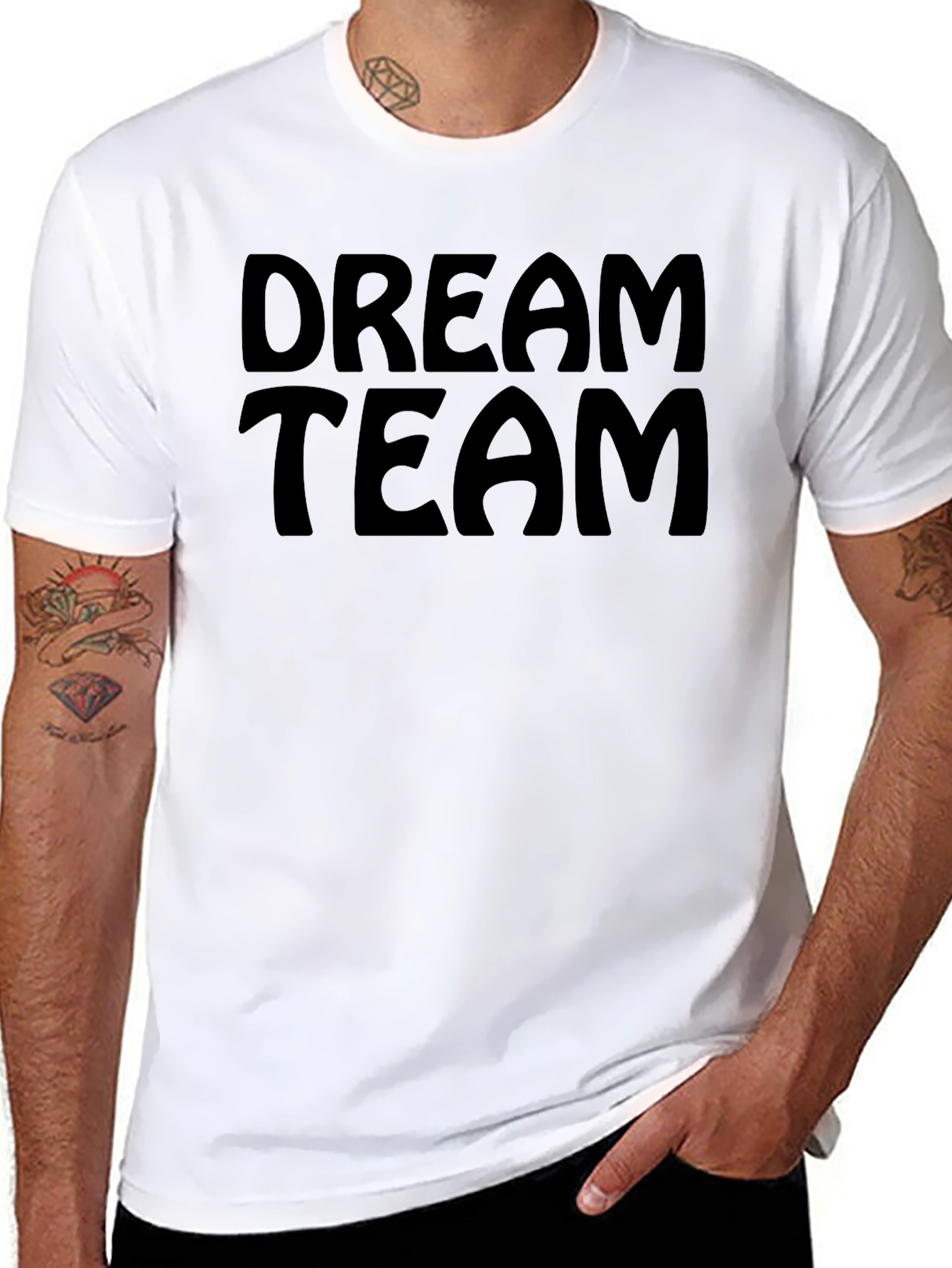 Dream Team Black Graphic T-Shirt